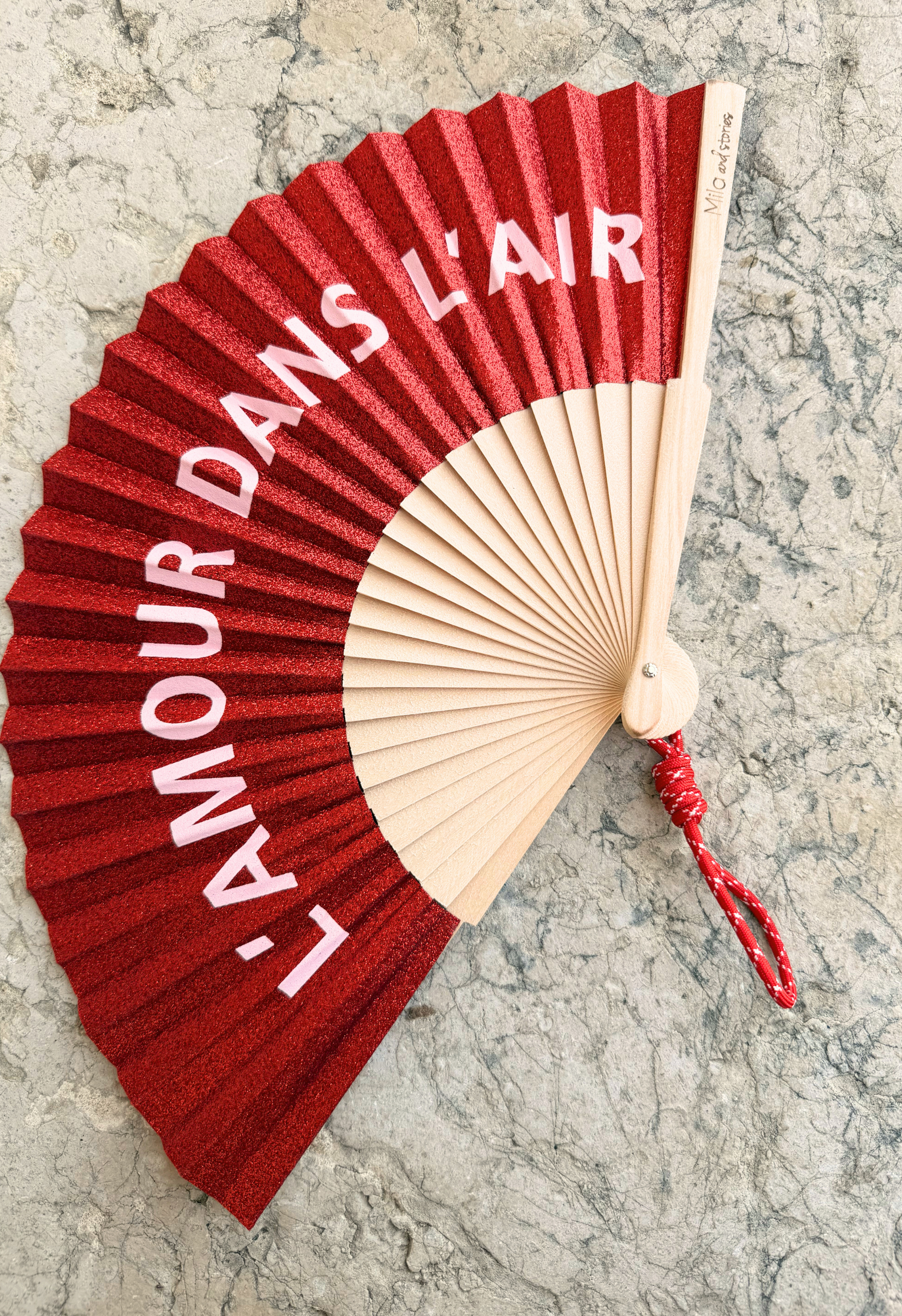 Éventail L'amour dans l'air
