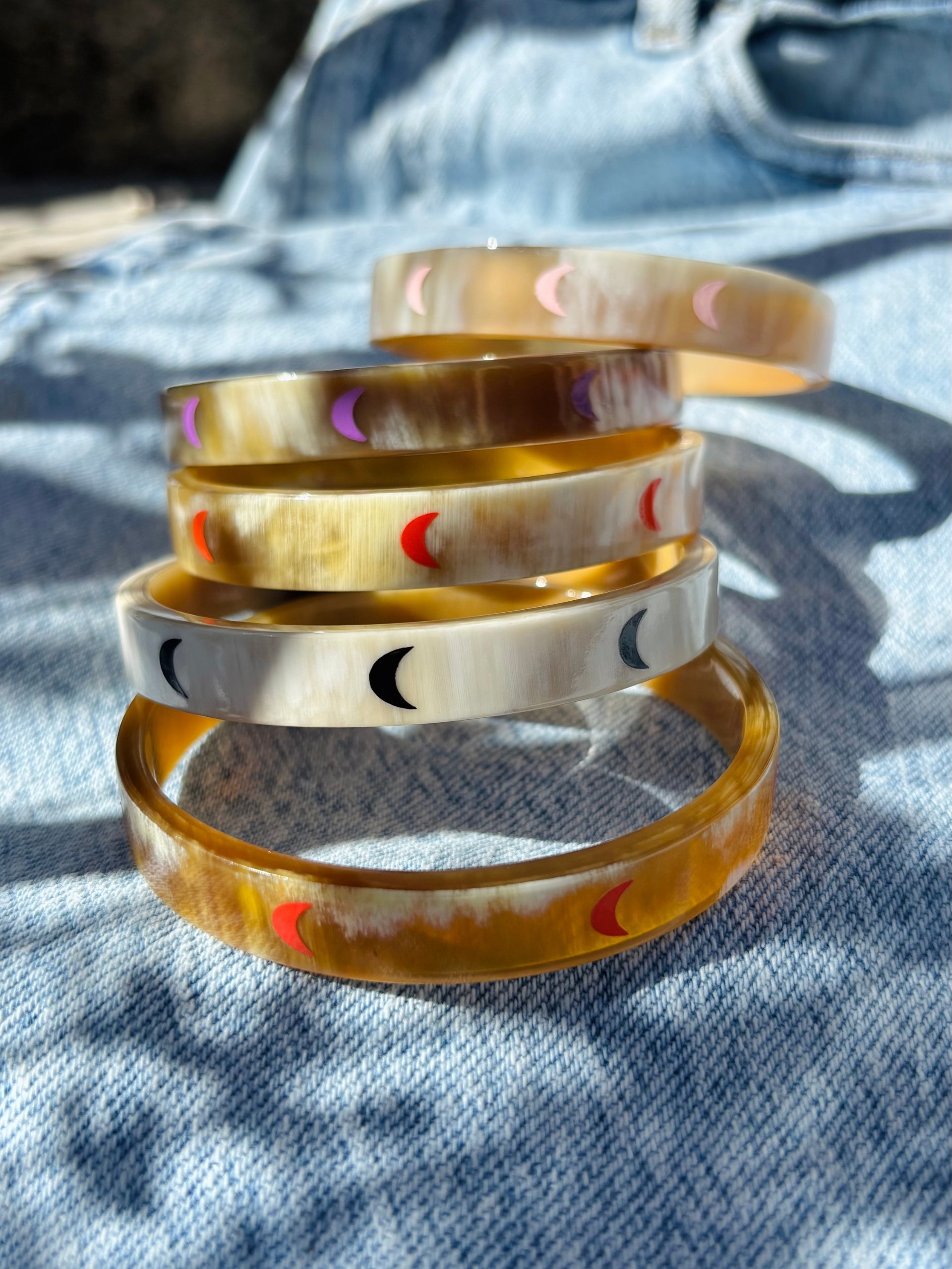 Bracelet en corne LUNE