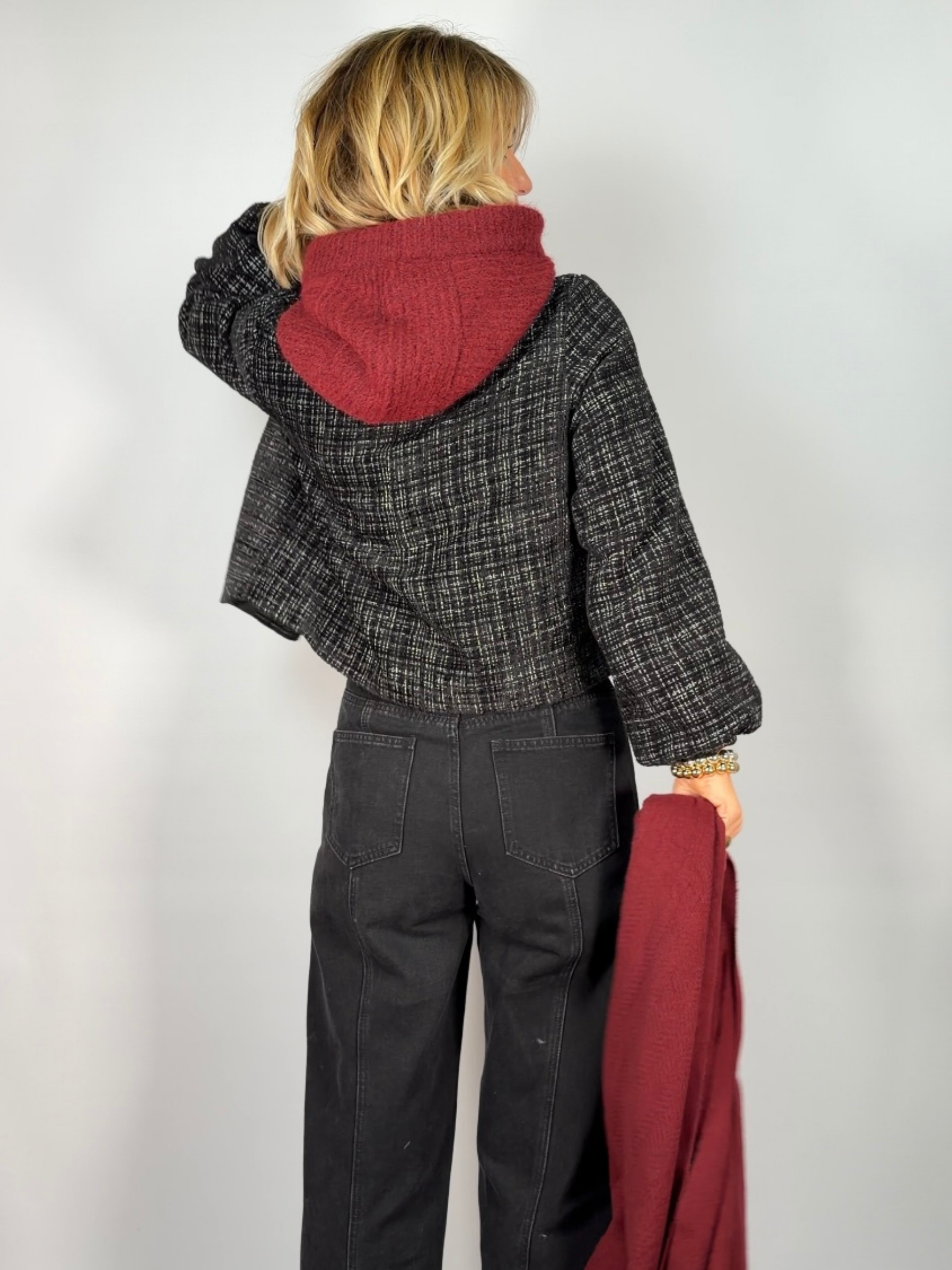 Cagoule CLARISSE bordeaux