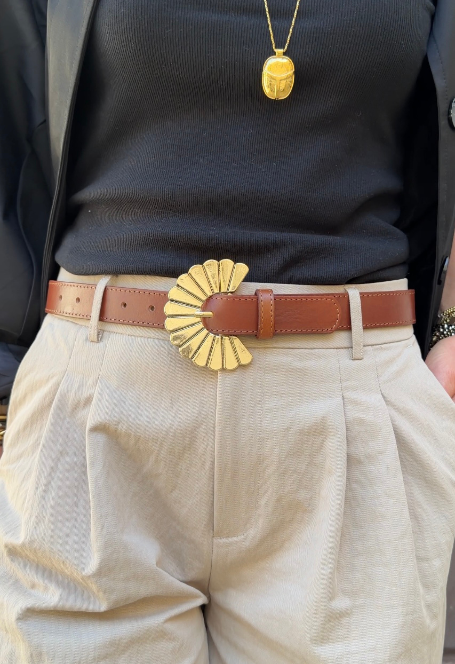 Ceinture Oria Camel
