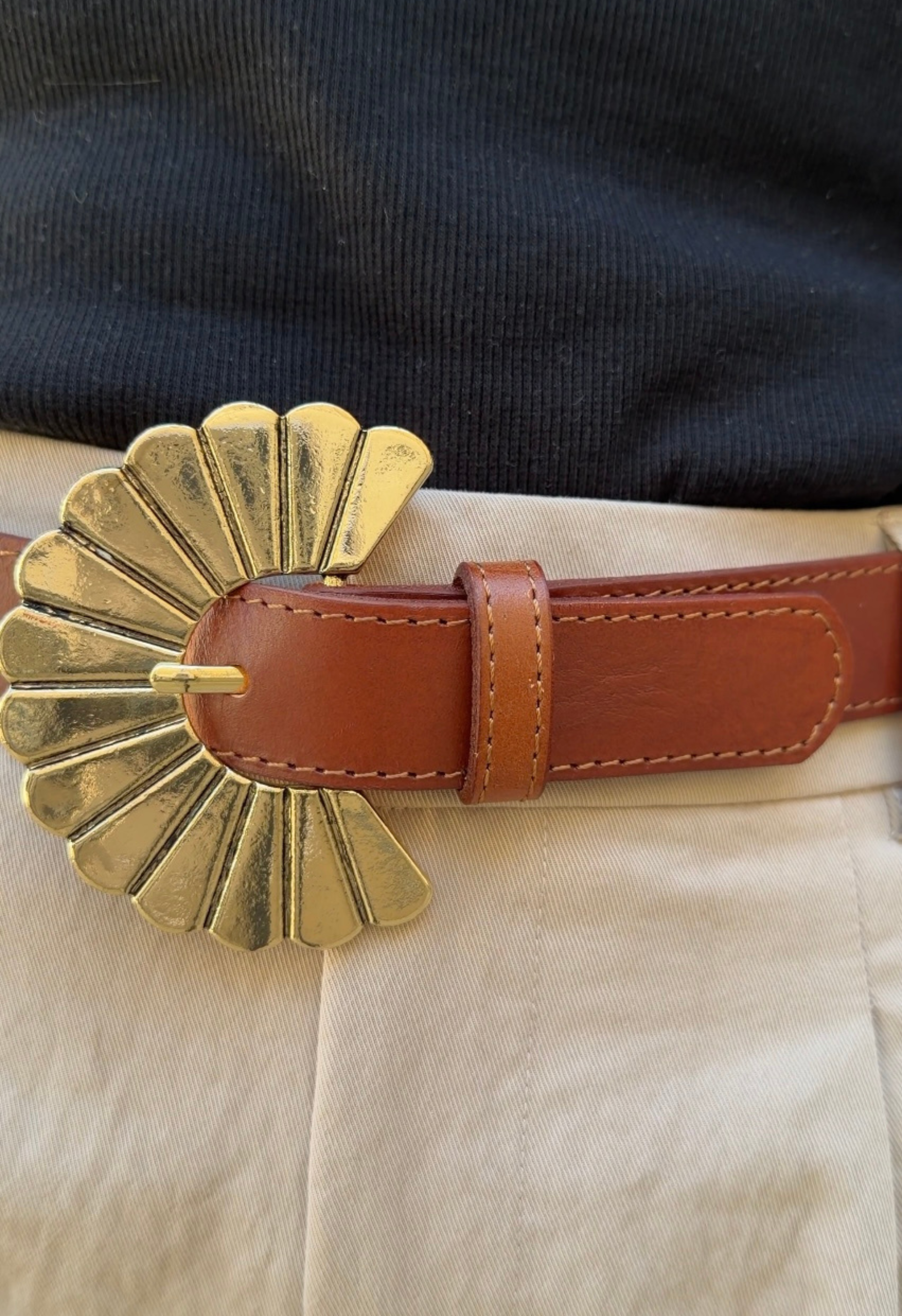 Ceinture Oria Camel