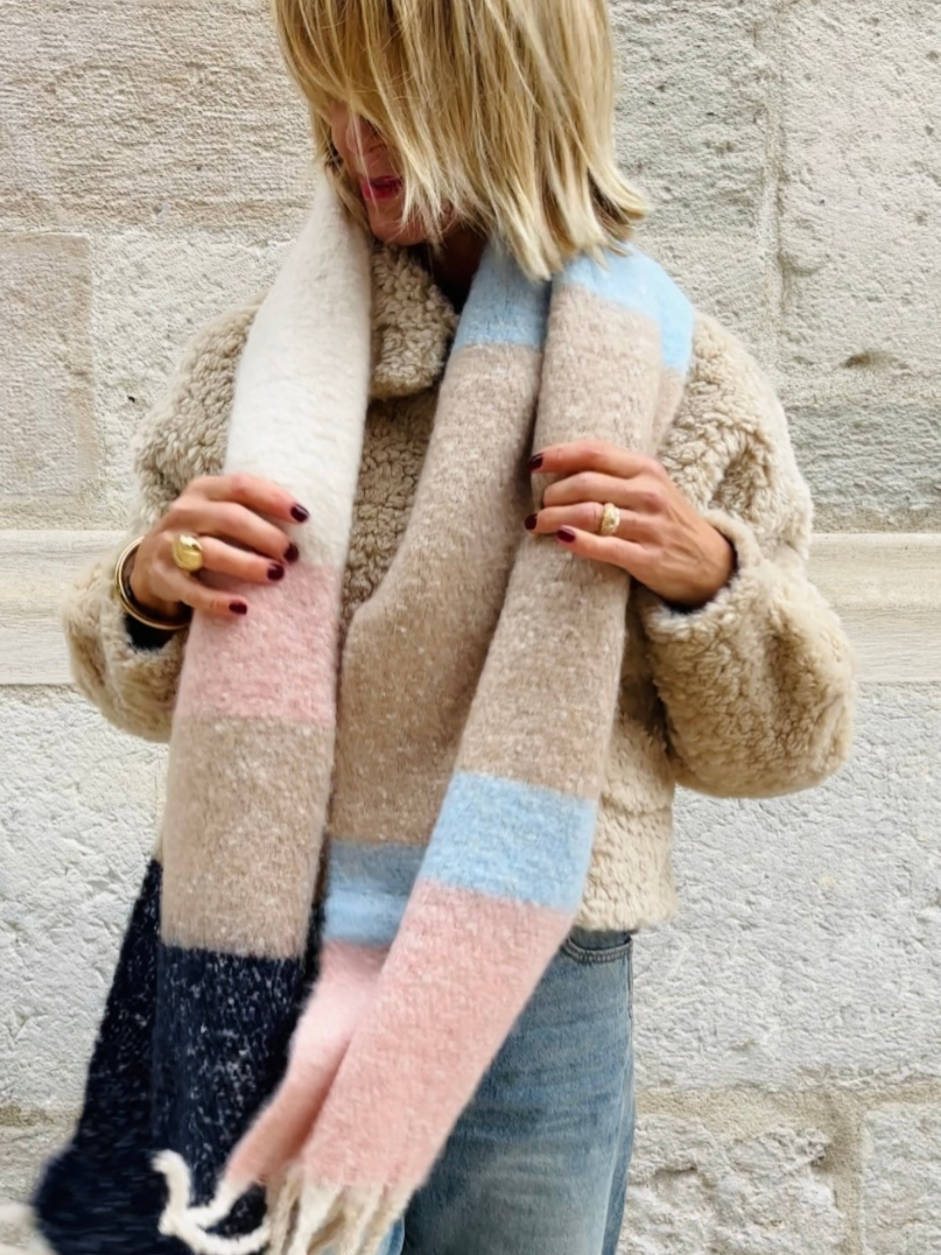 Écharpe LILIANE Ciel