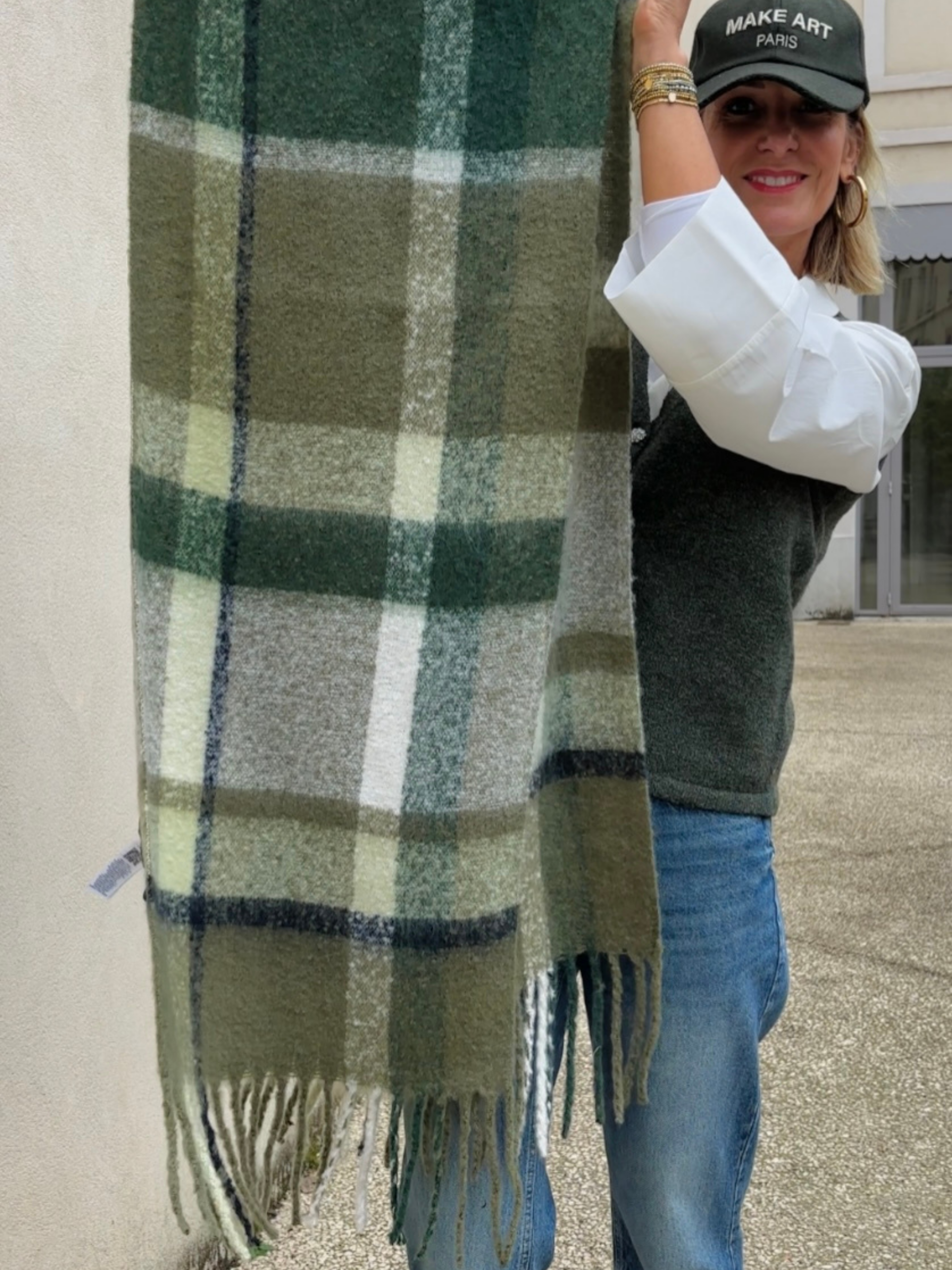 Écharpe LILIANE Verte