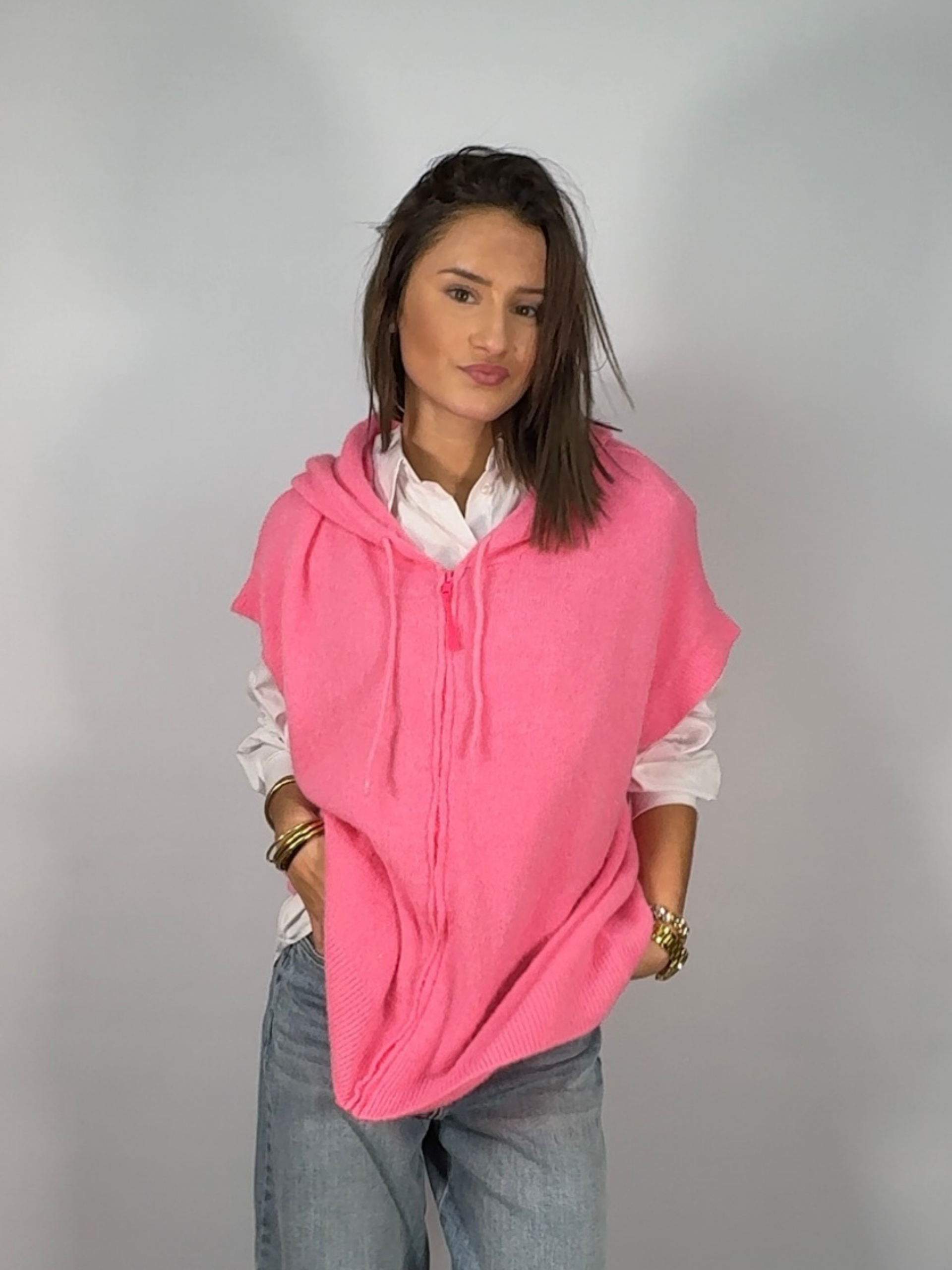Gilet JASMINE Rose
