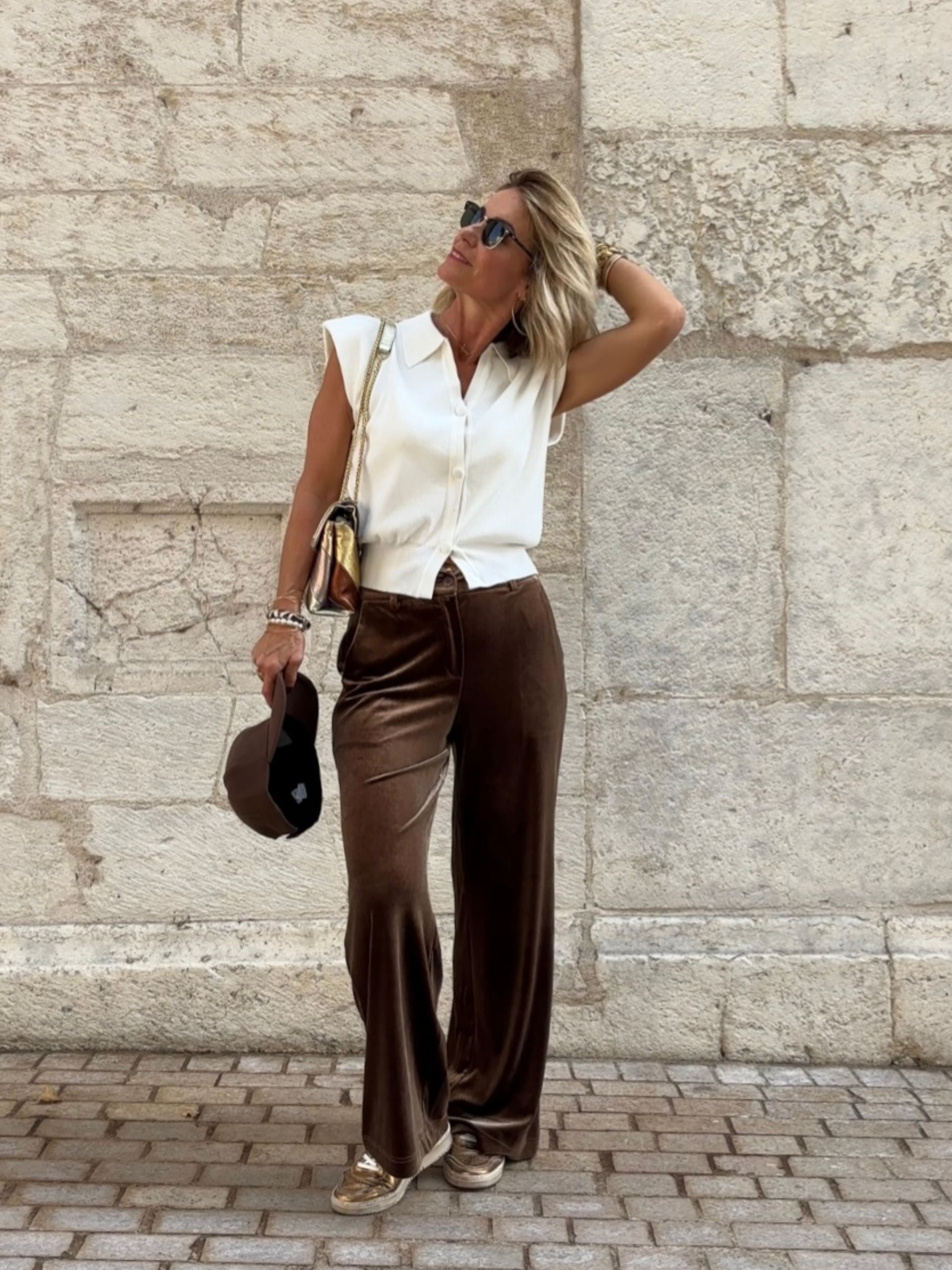 Pantalon ANALIA choco