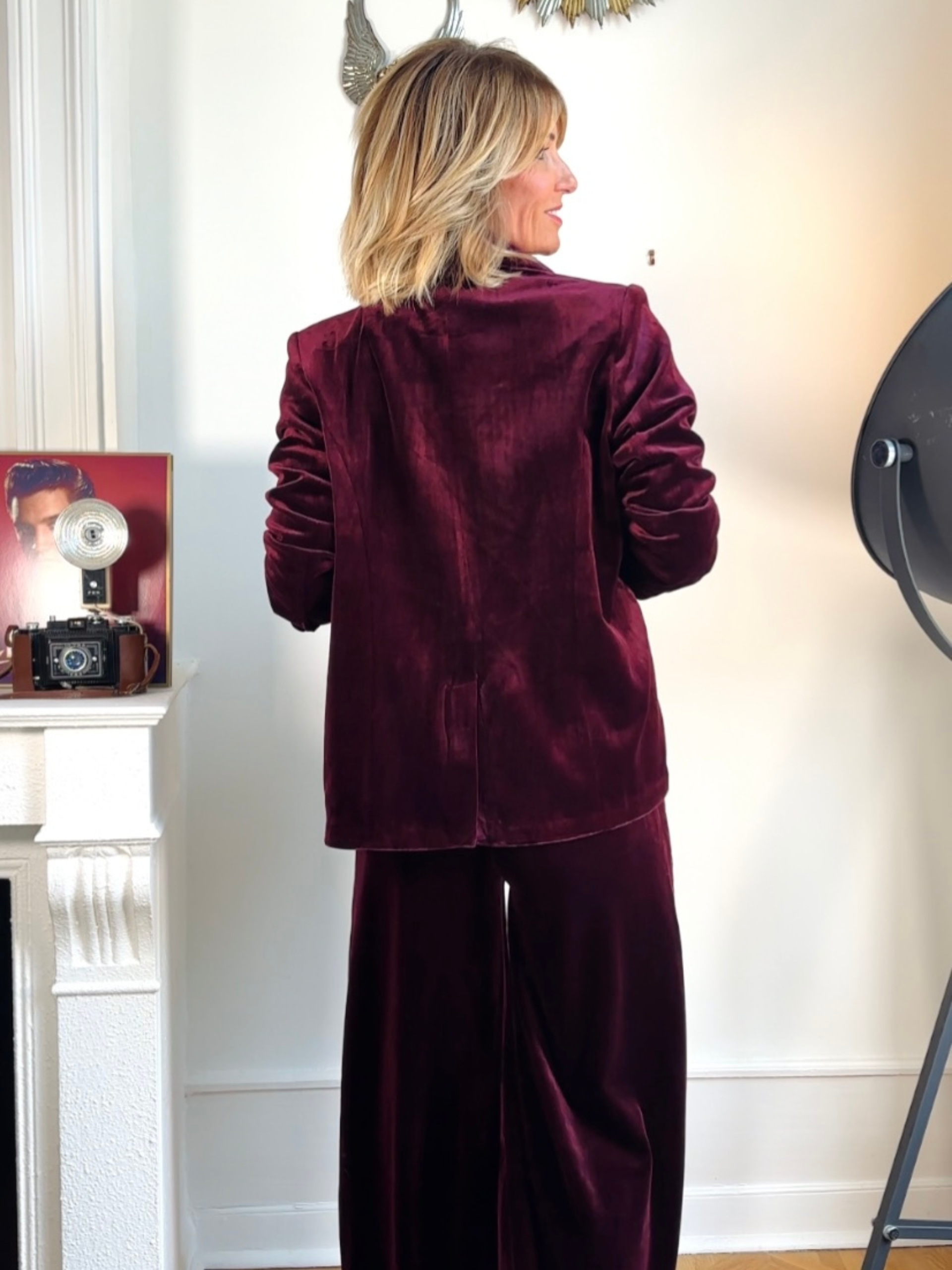 Pantalon MAYNA bordeaux