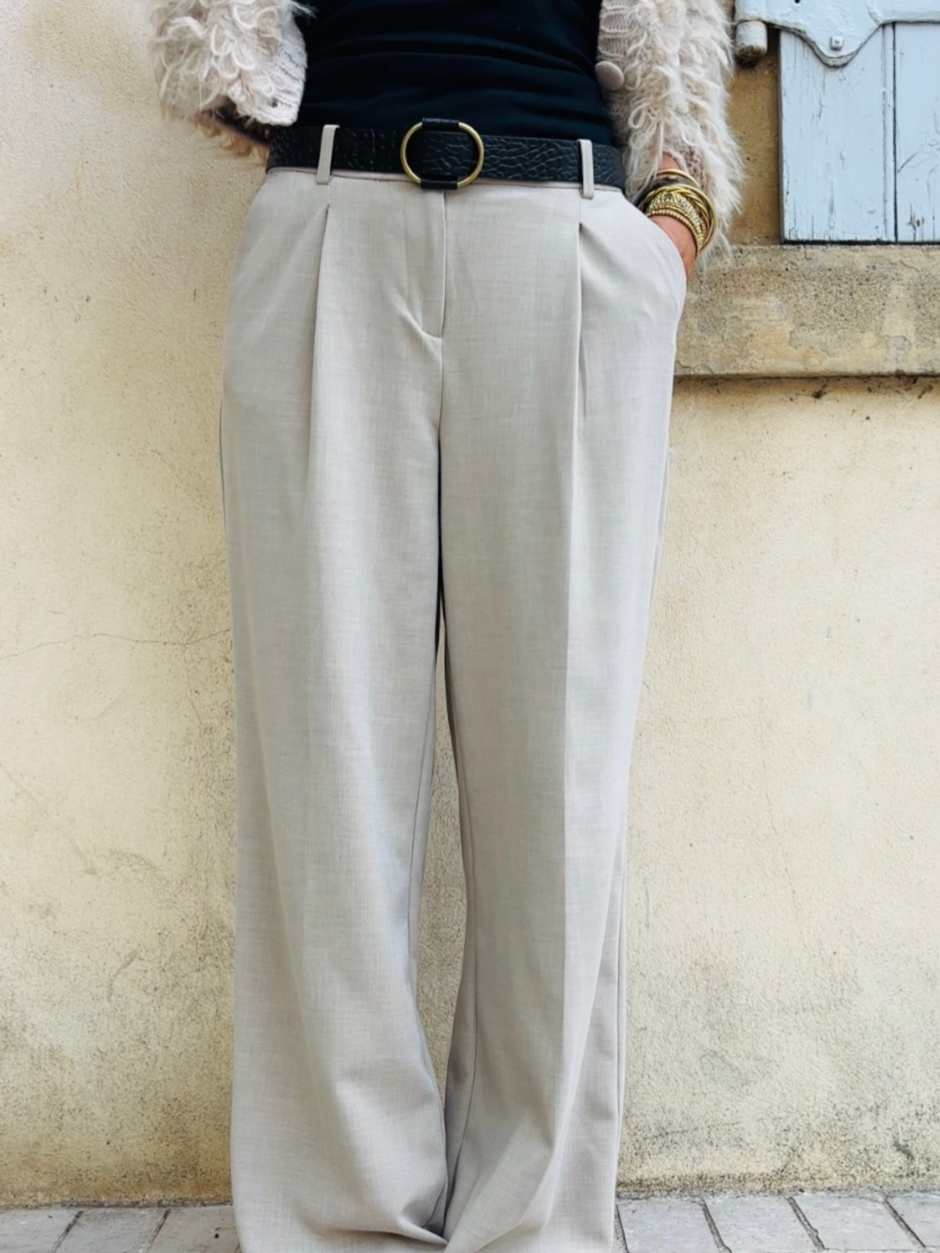 Pantalon MIRELLA beige