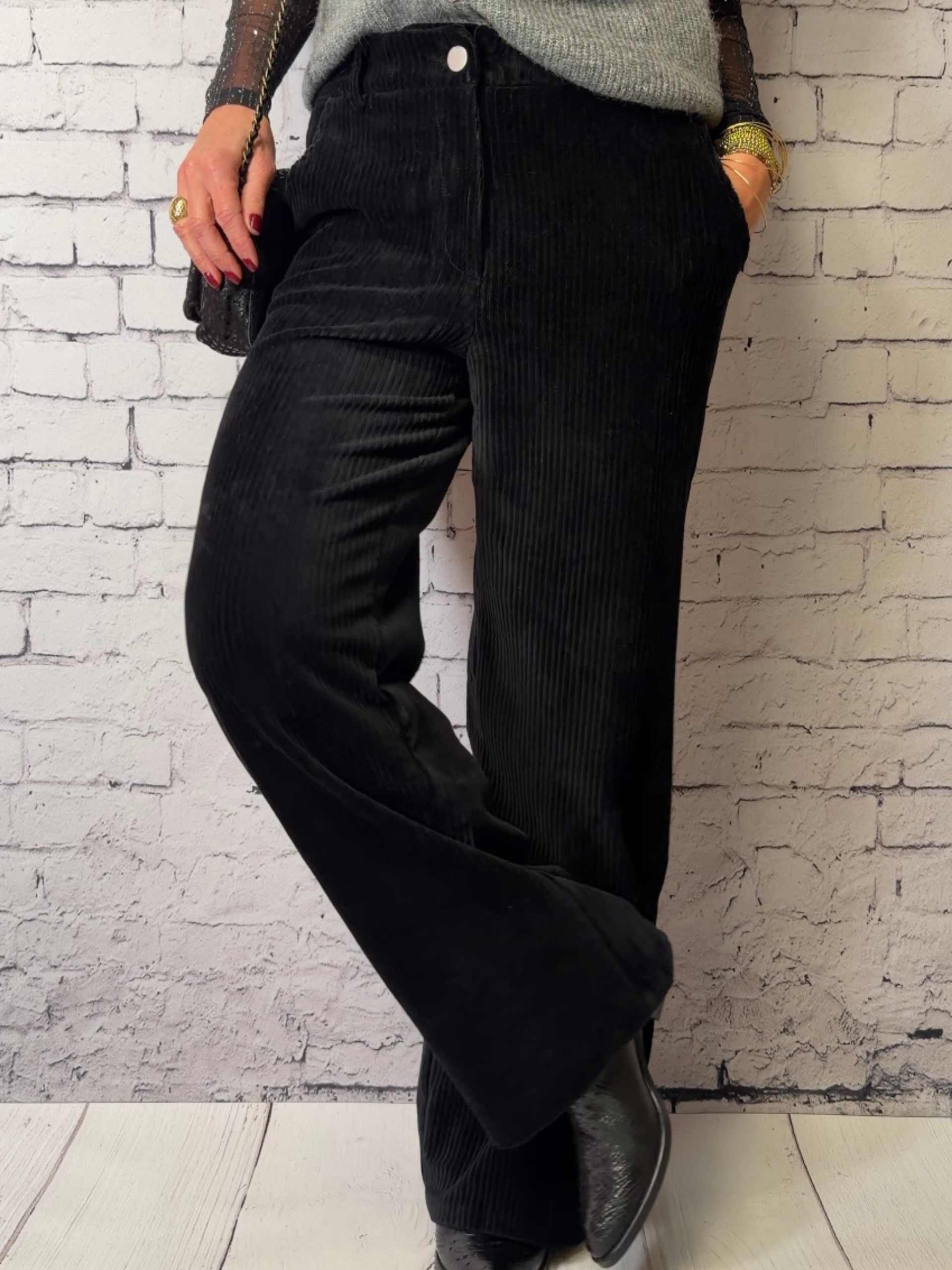 Pantalon Sylia noir