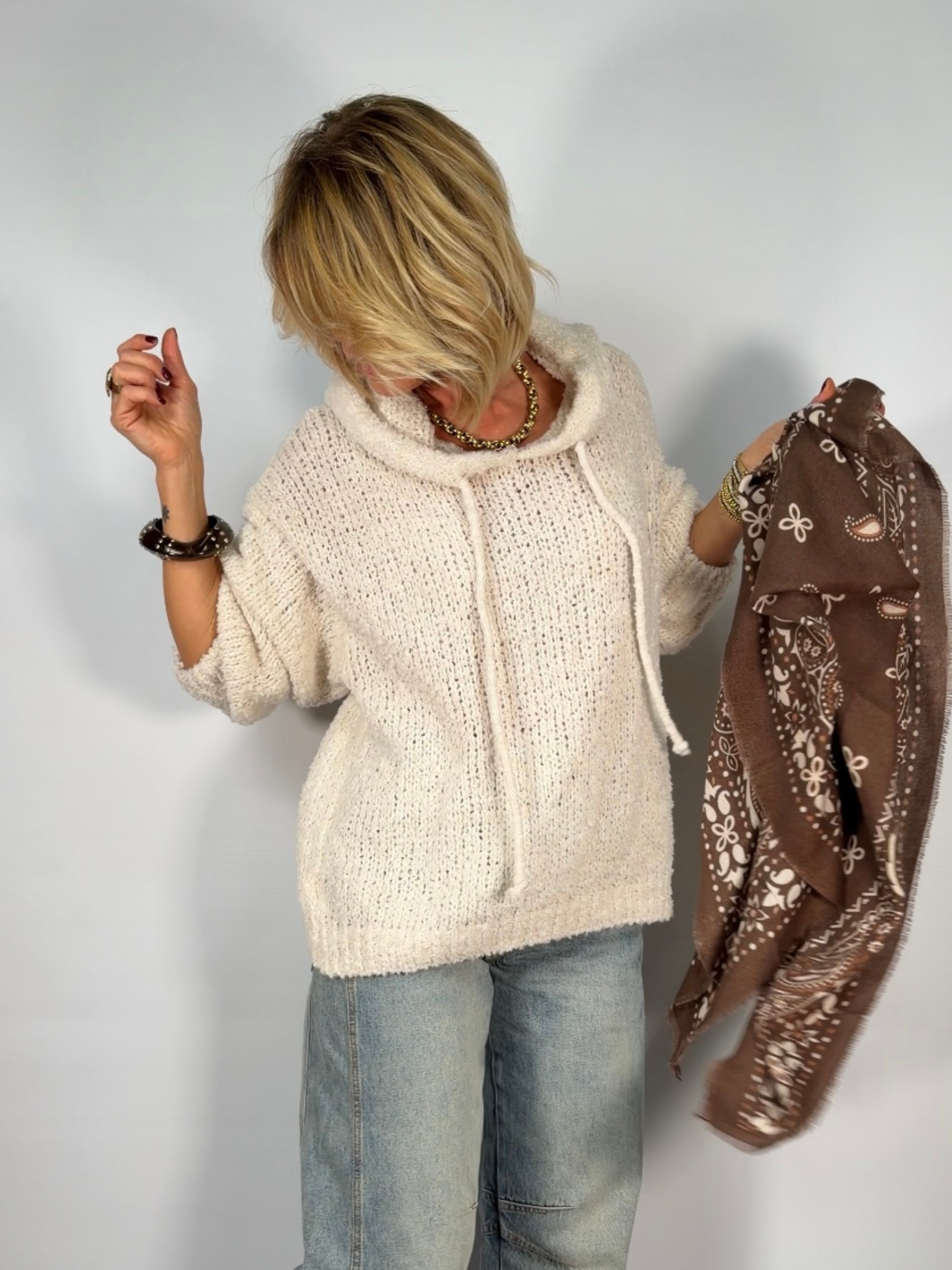 Pull ALBA Blanc