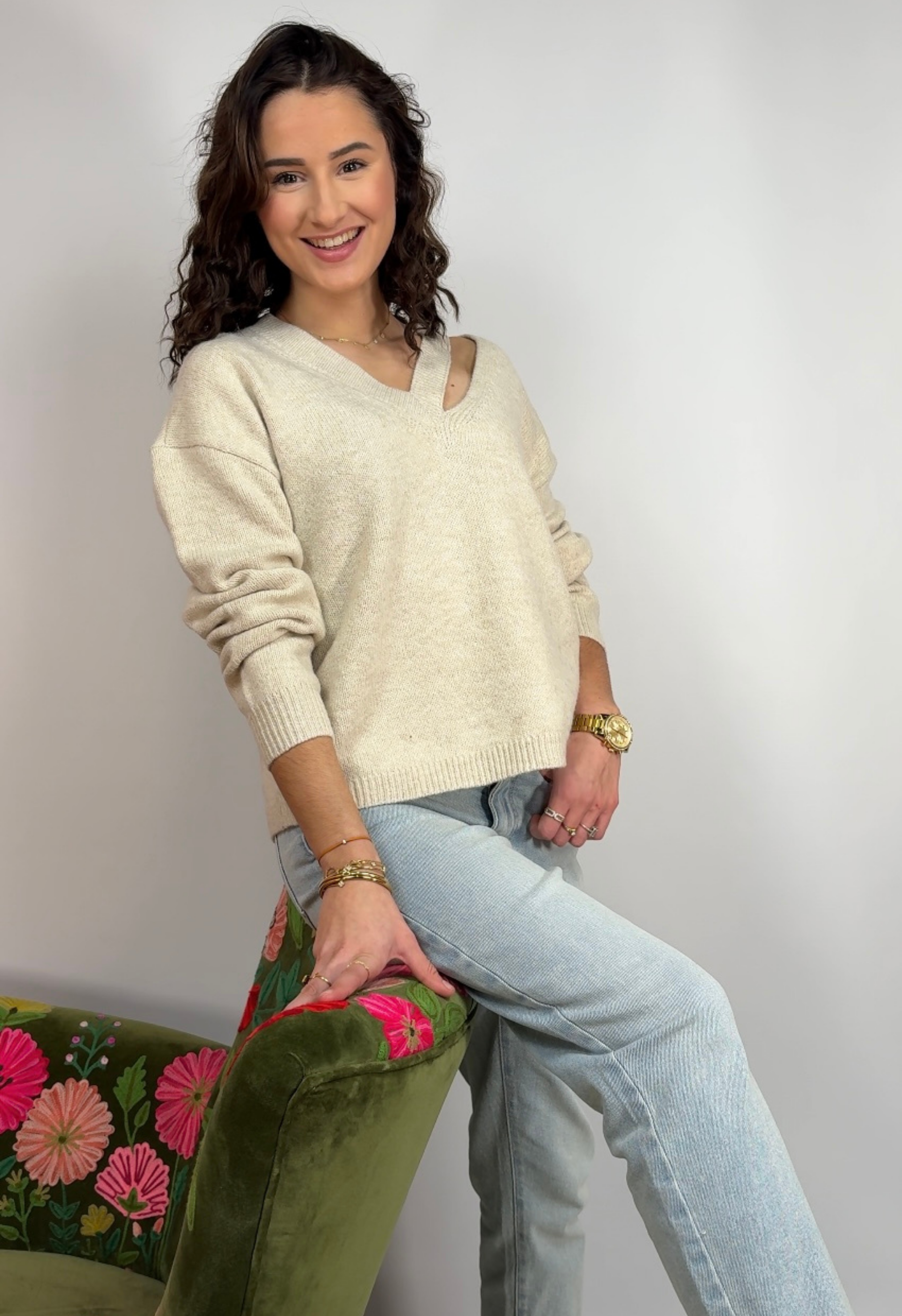 Pull Oria Beige