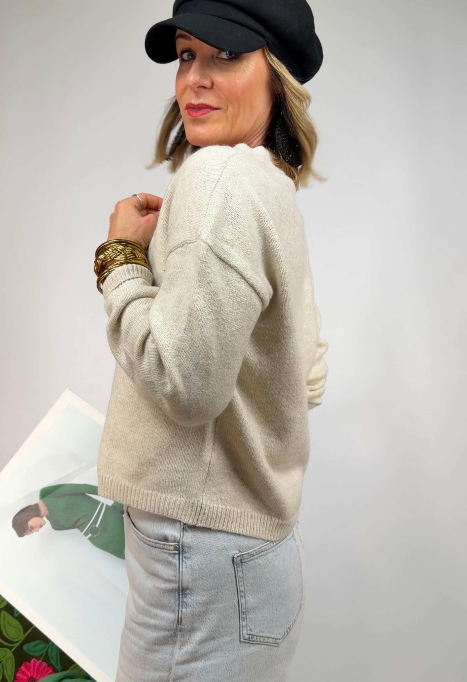 Pull Oria Beige