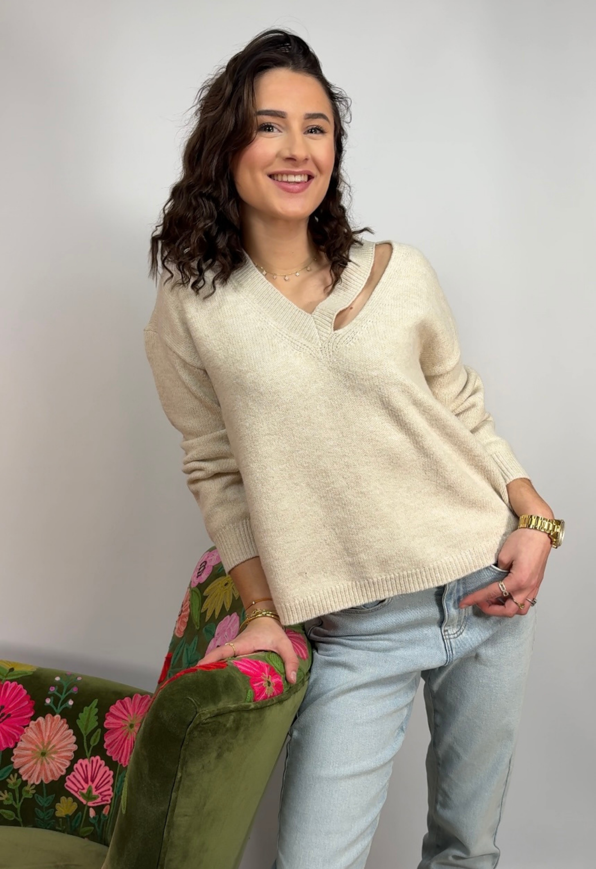Pull Oria Beige