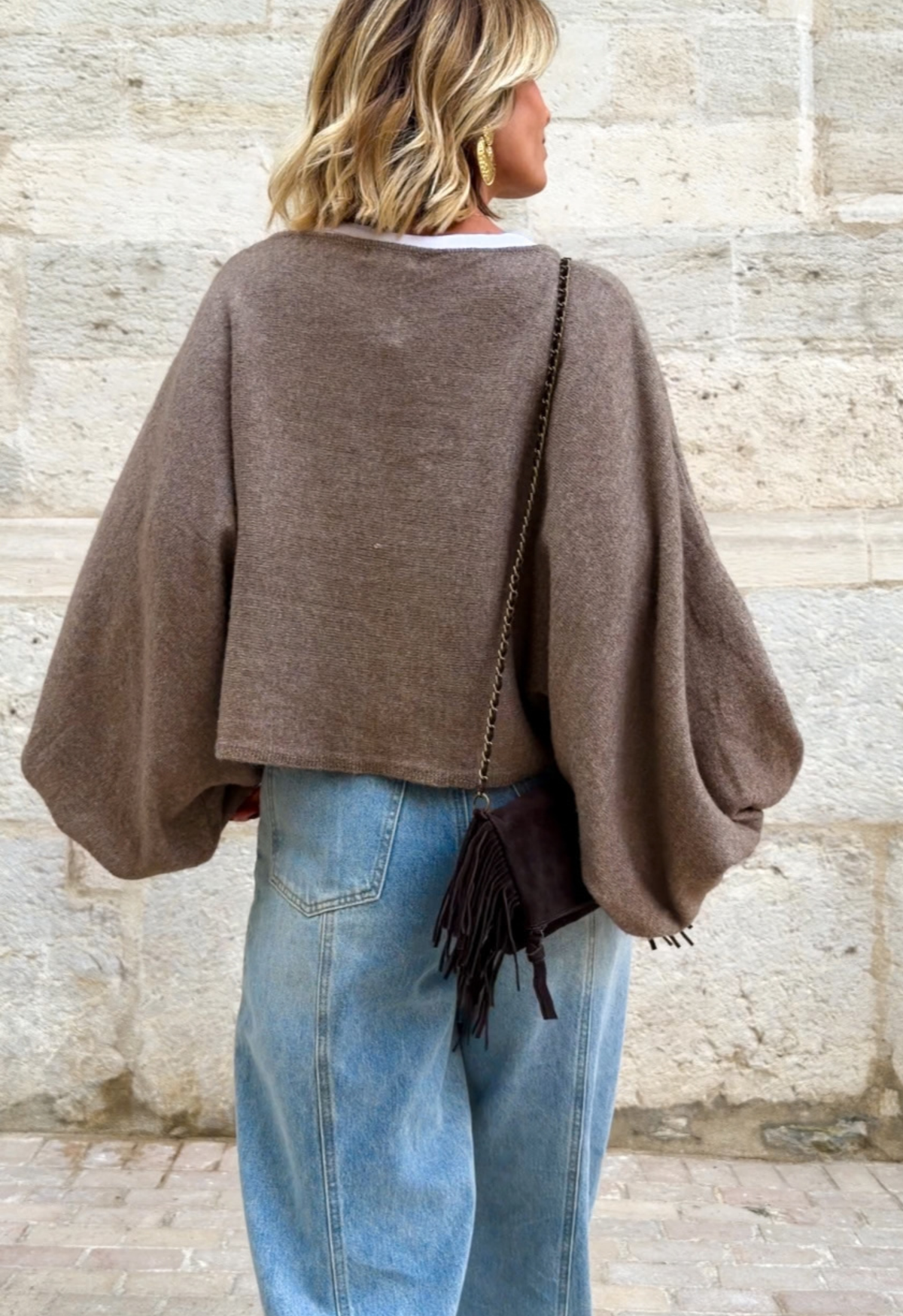 Pull Manon taupe