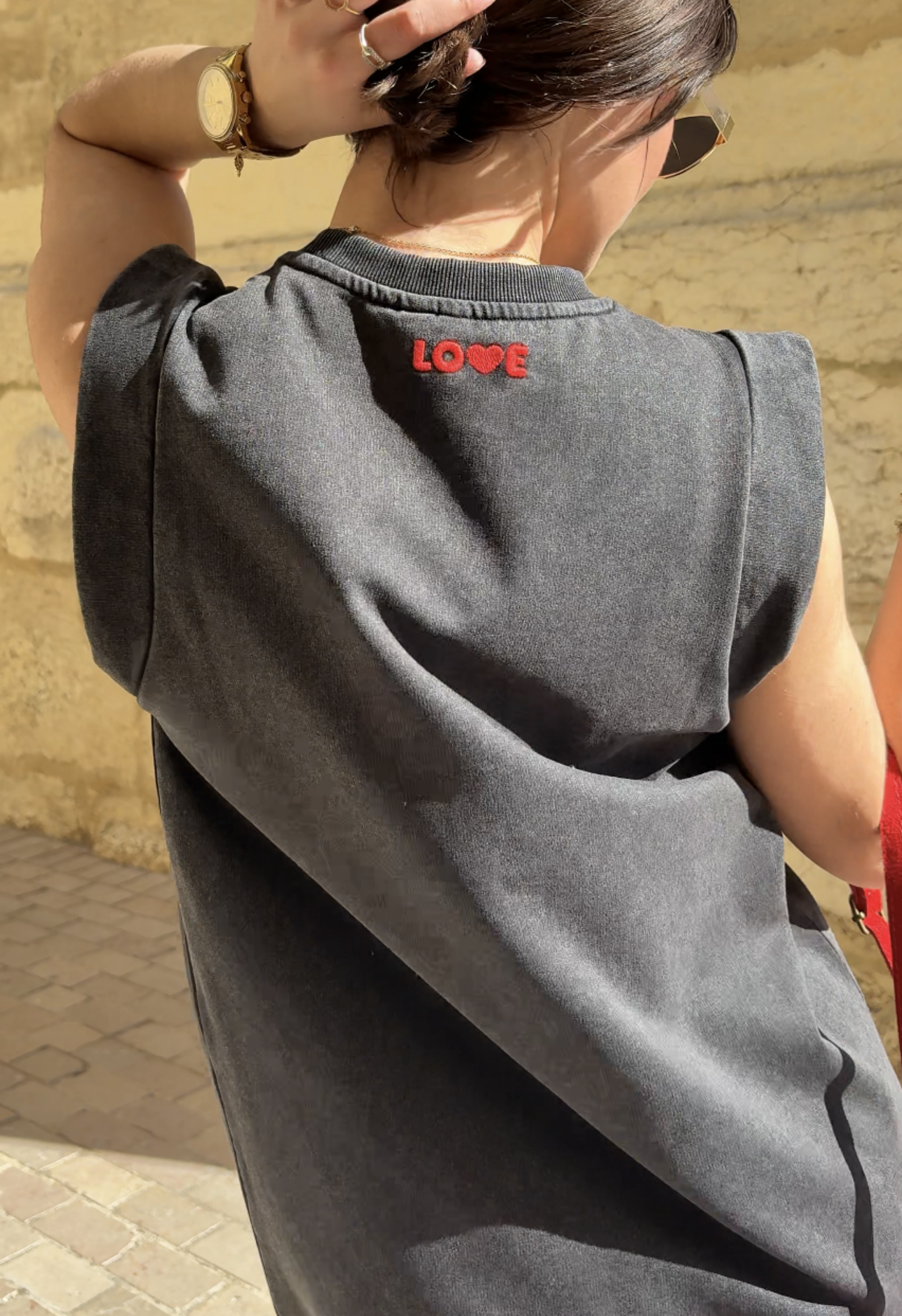 Robe Auriane Gris anthracite