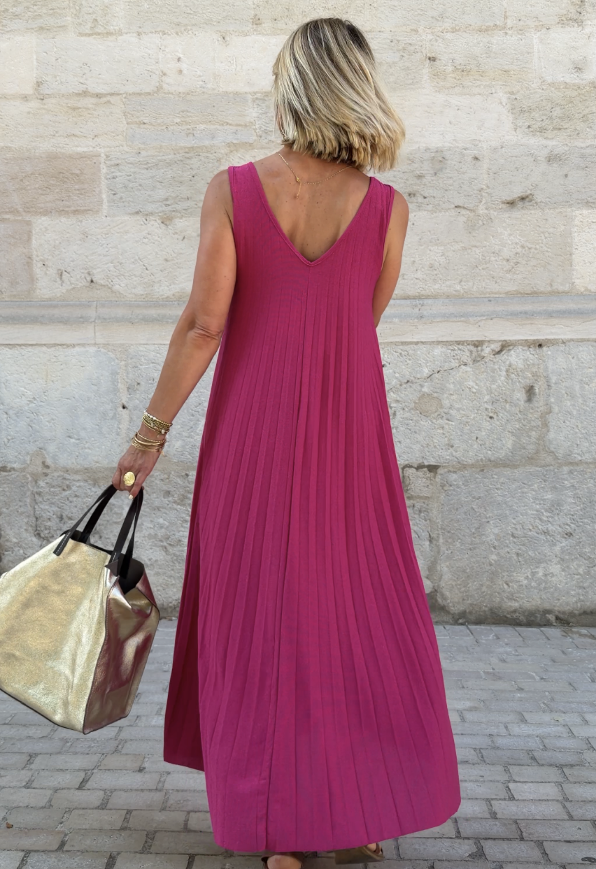 Robe Iris Fushia