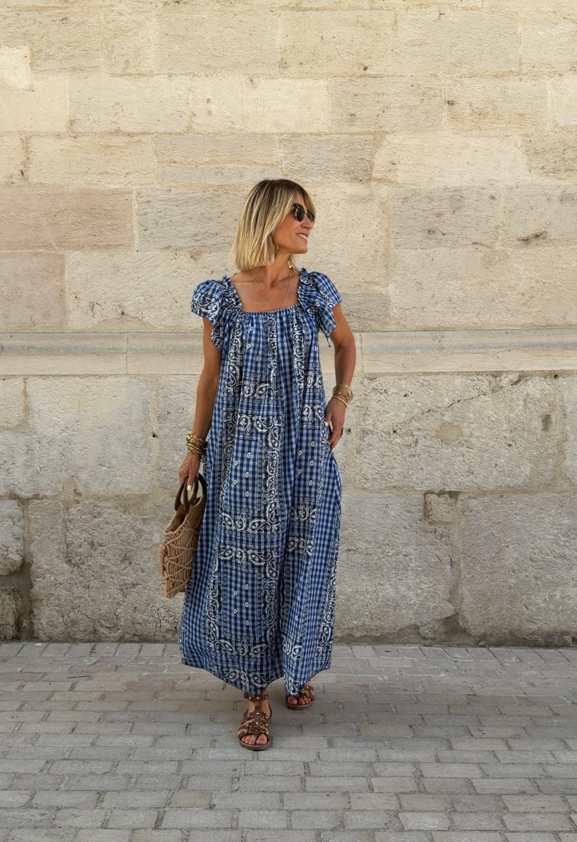 Robe Éléna Bleu