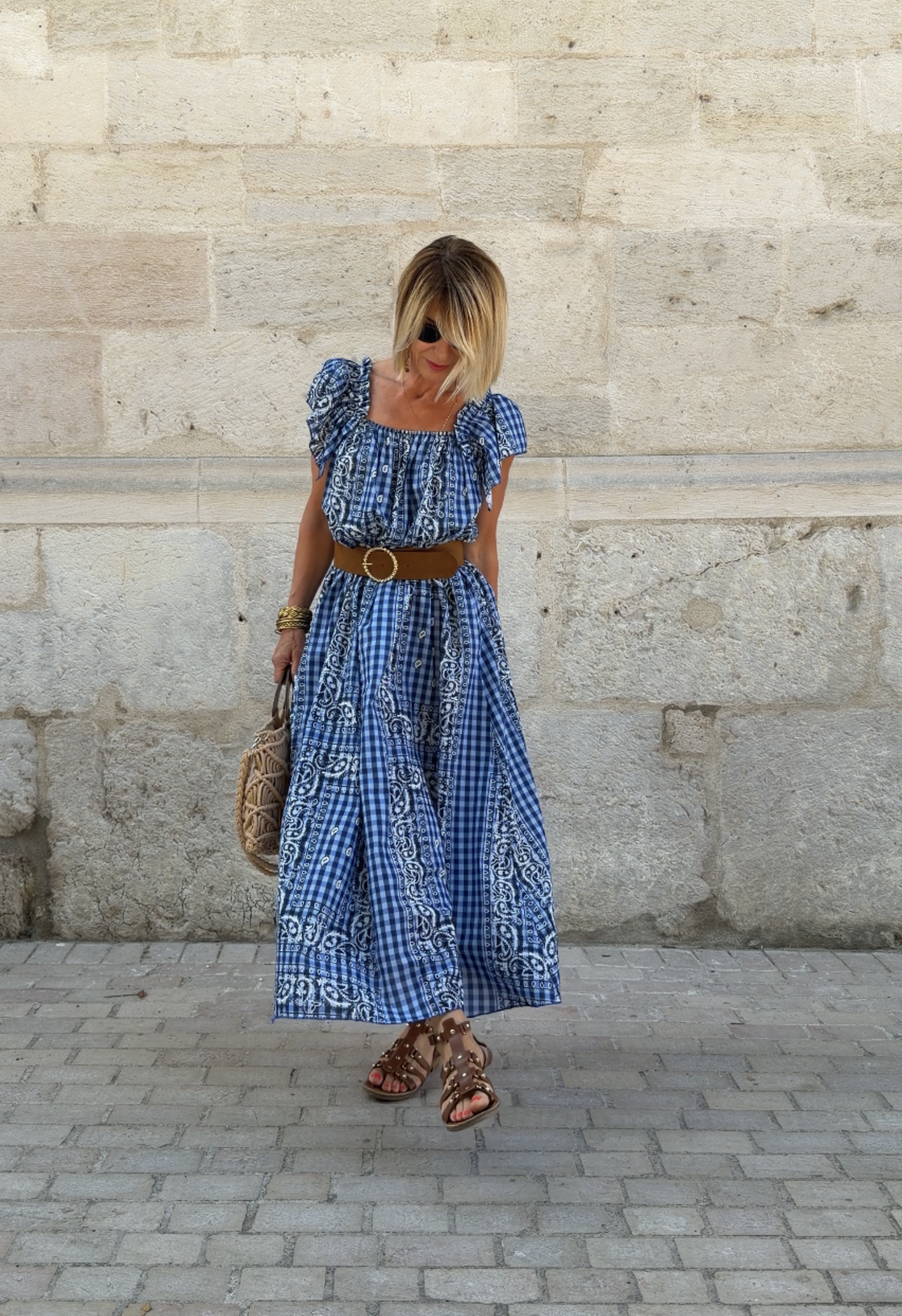 Robe Éléna Bleu