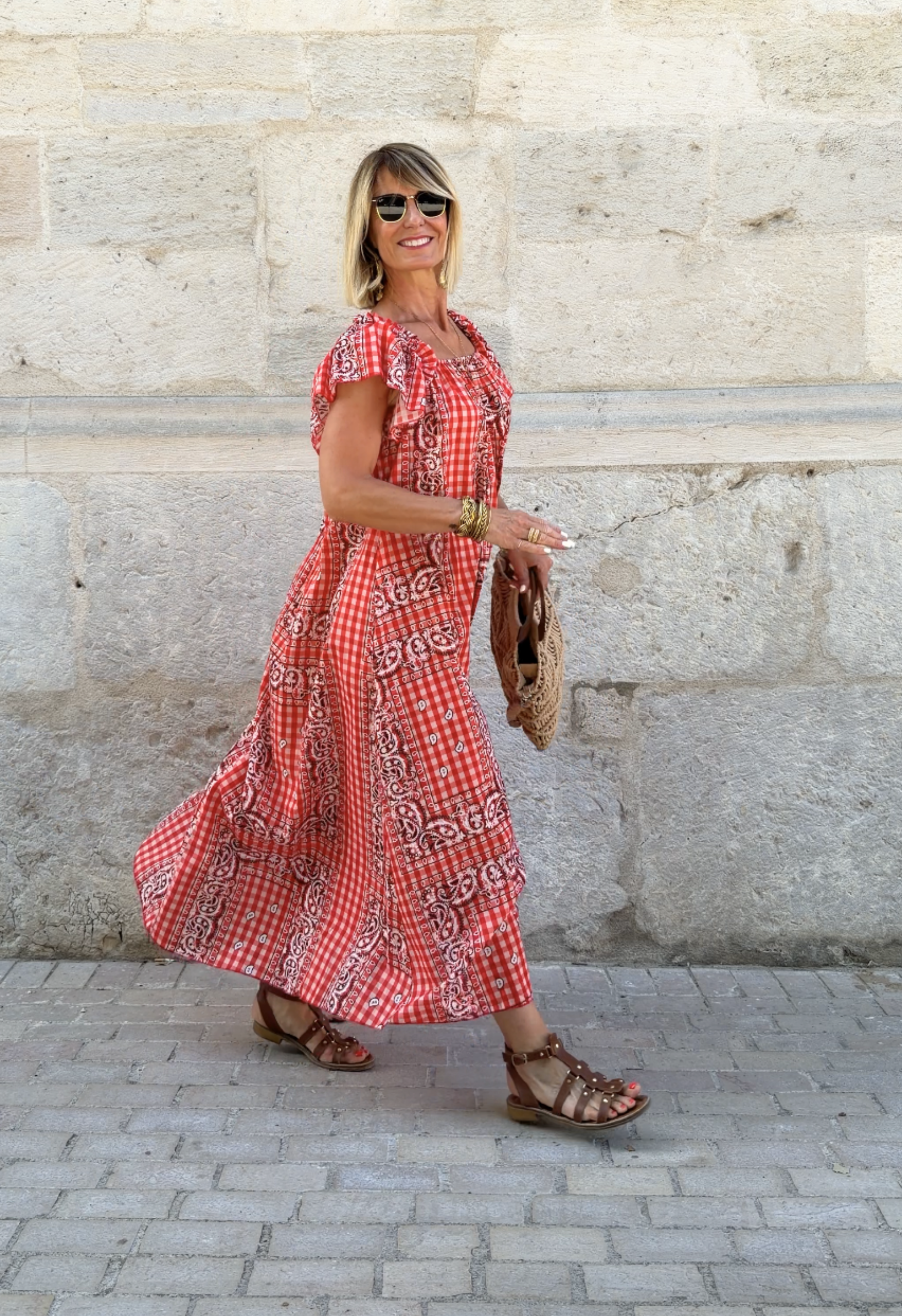 Robe Éléna Orange