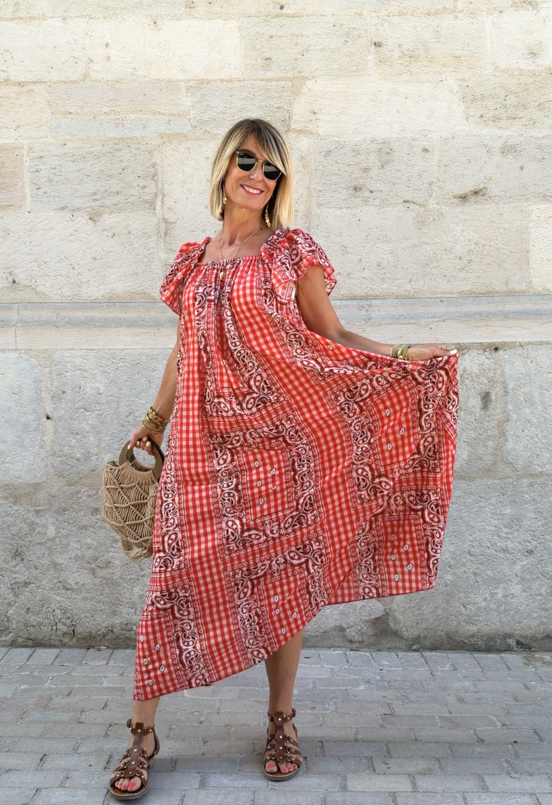 Robe Éléna Orange
