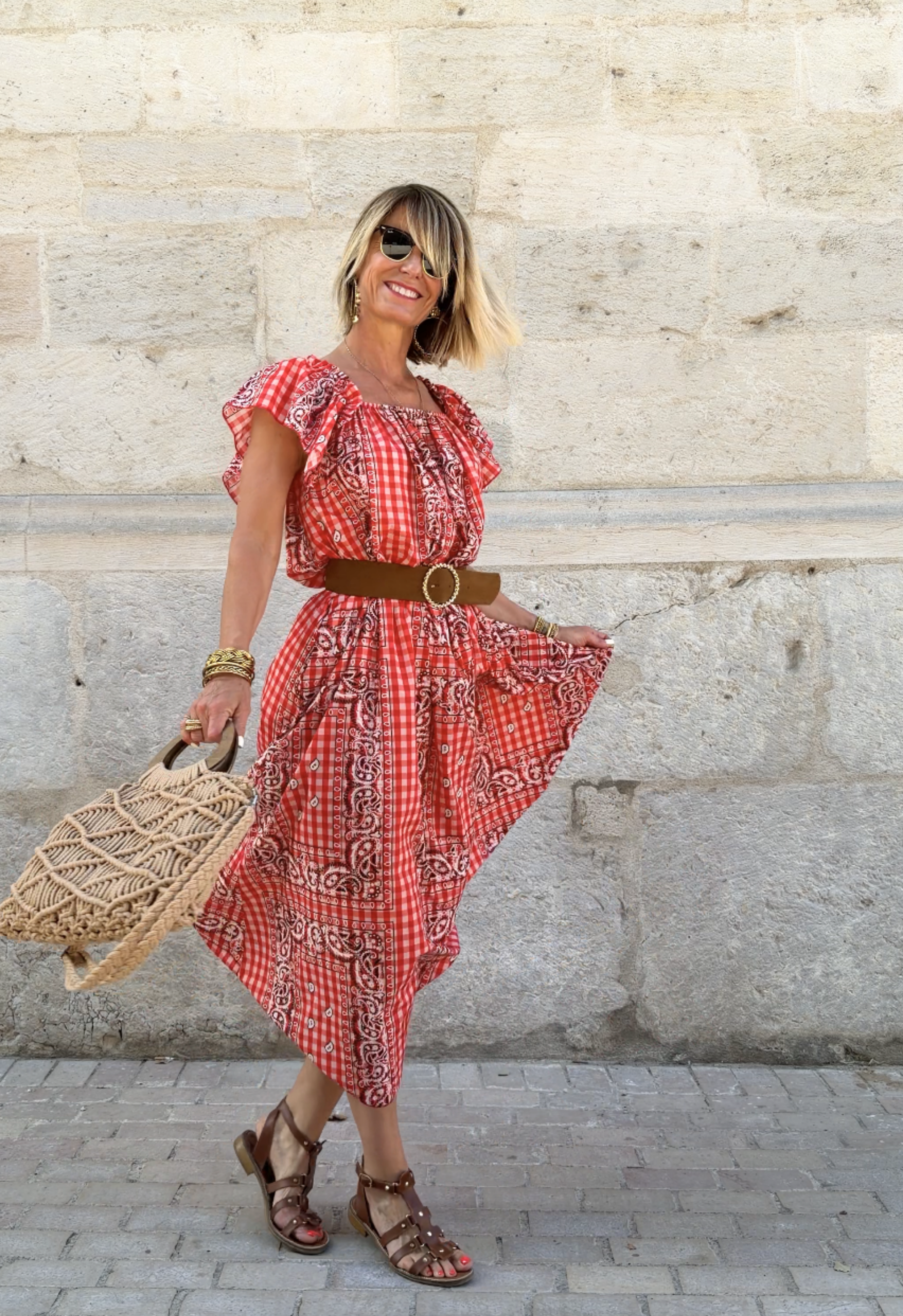 Robe Éléna Orange