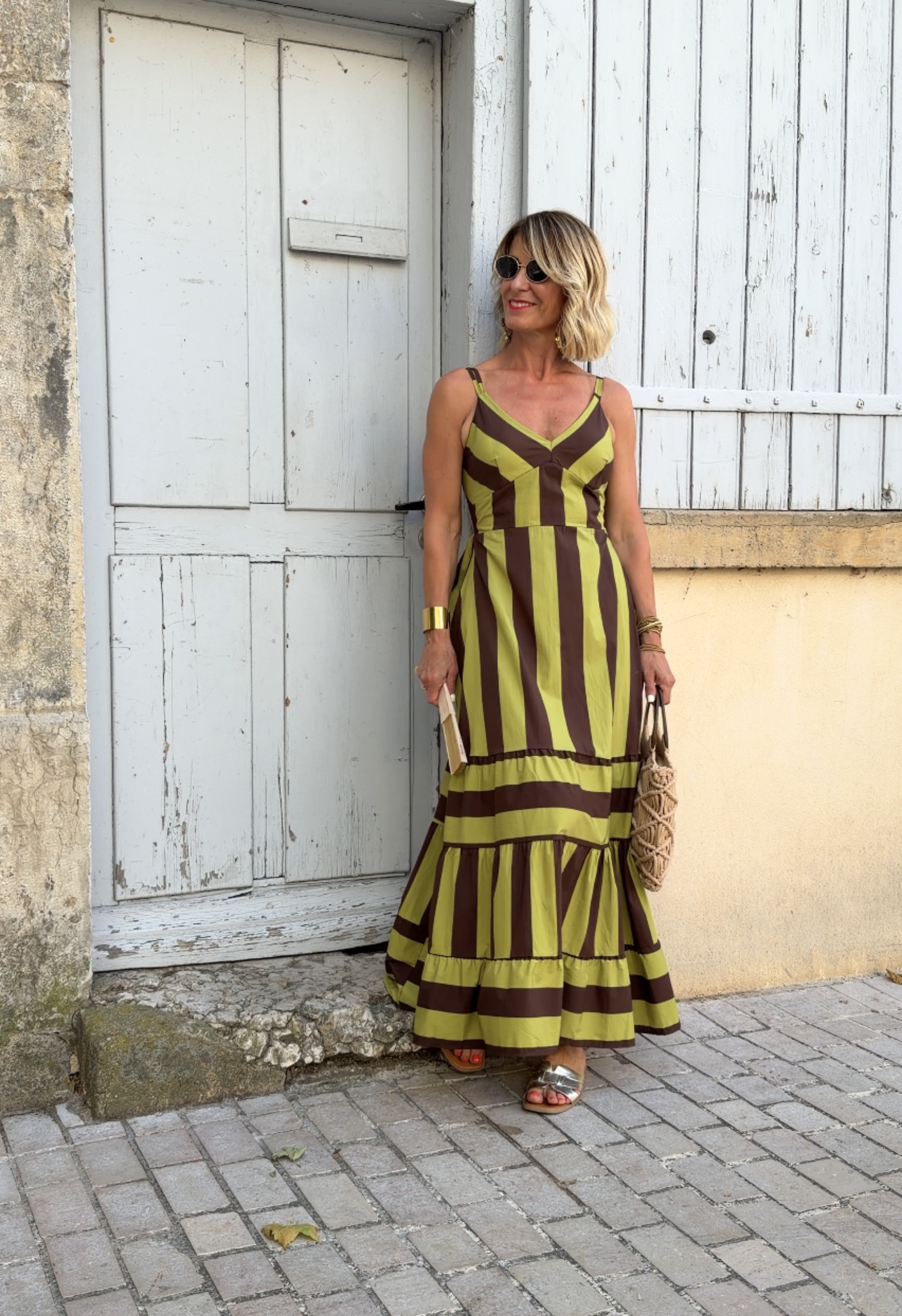Robe Flore Verte