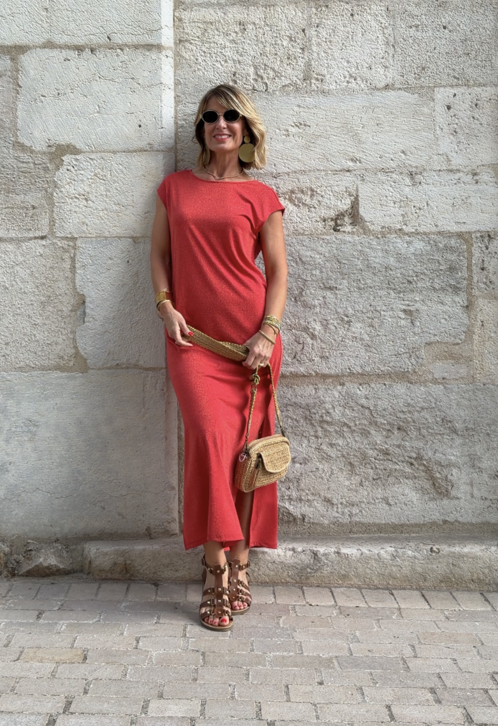 Robe Paola rouge