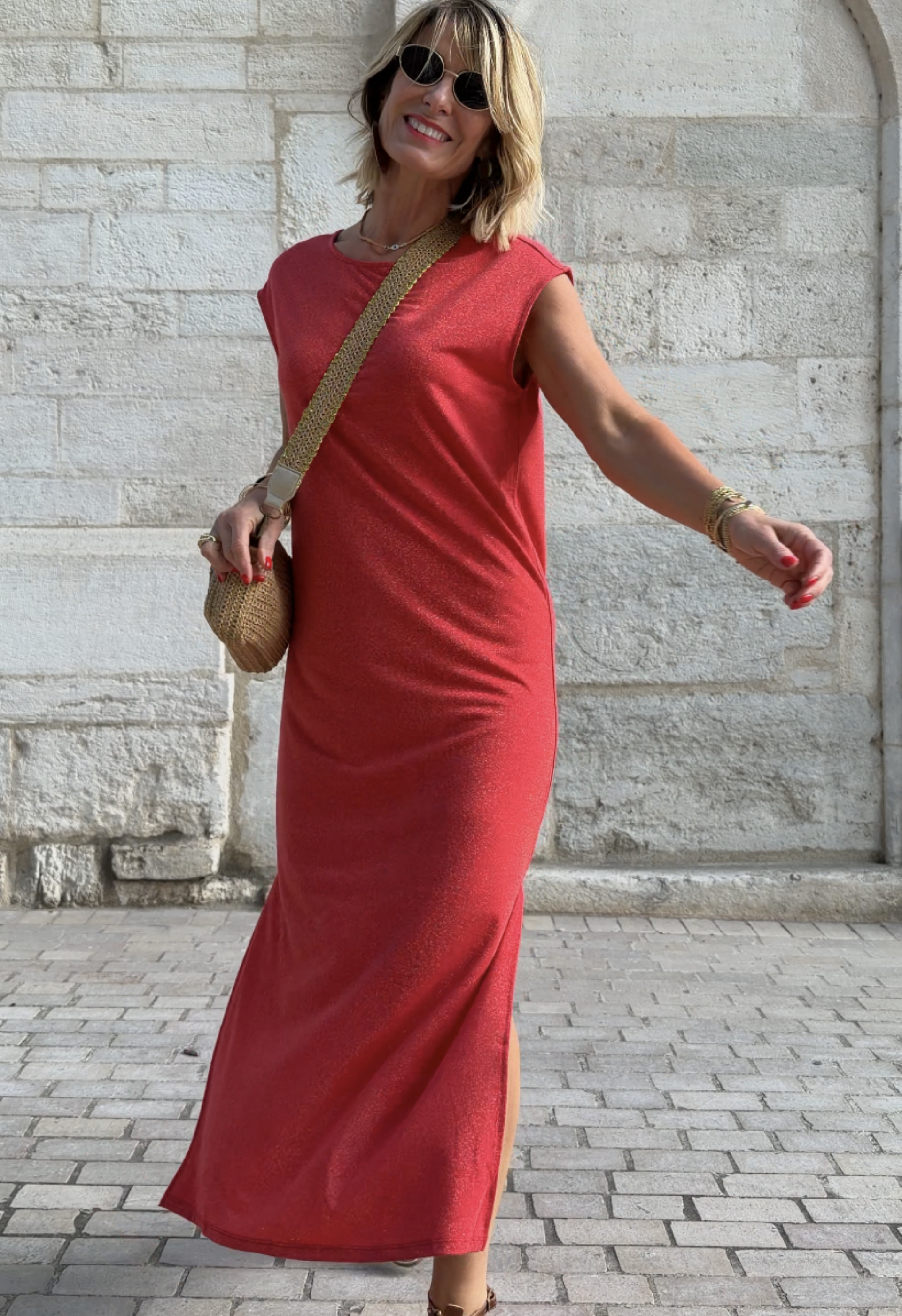 Robe Paola rouge