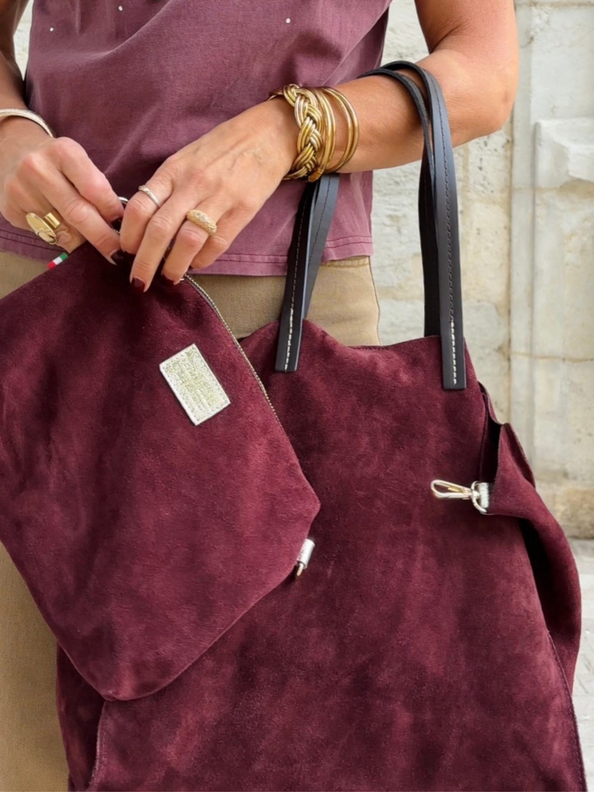 Sac LAZULI Bordeaux