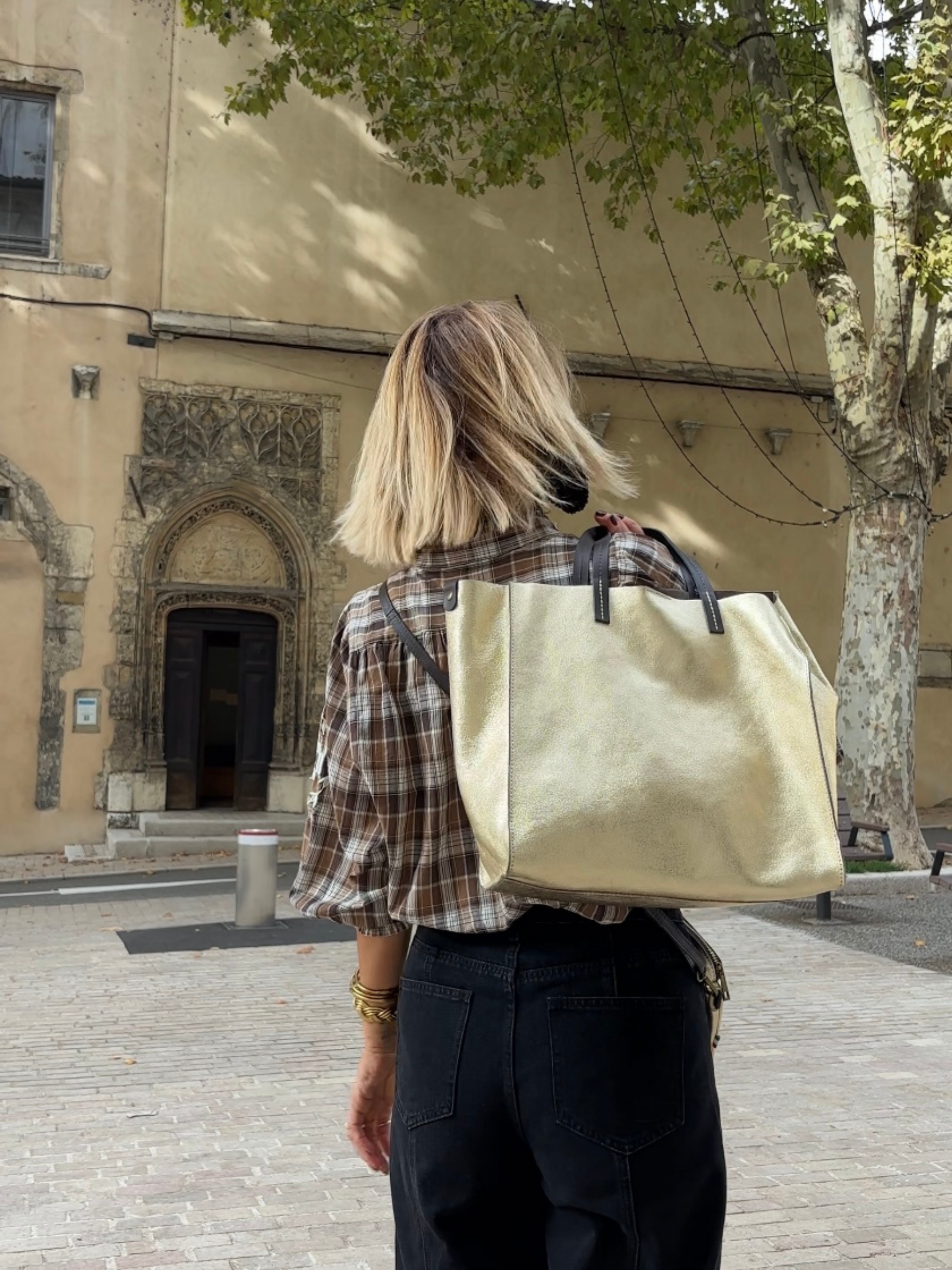 Sac LAZULI doré