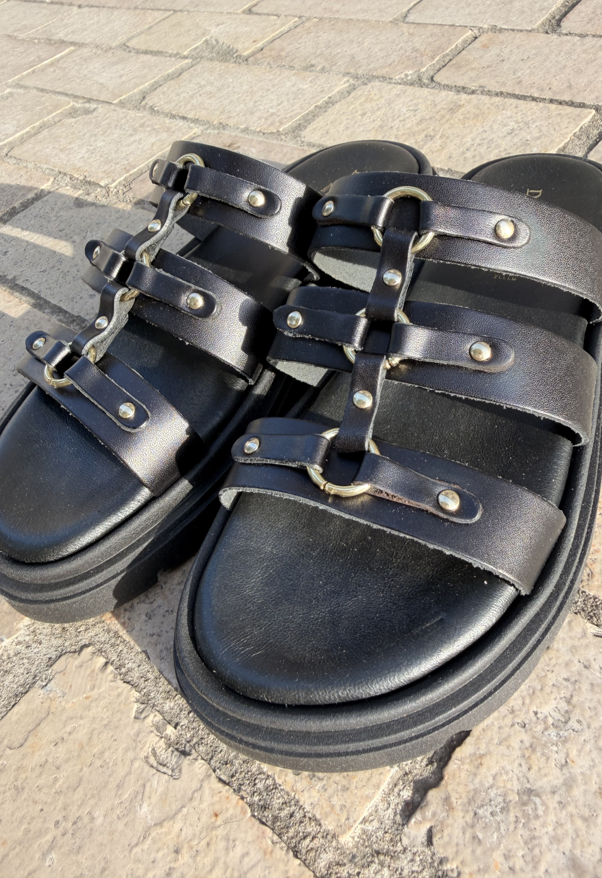 Sandale Romane Noir