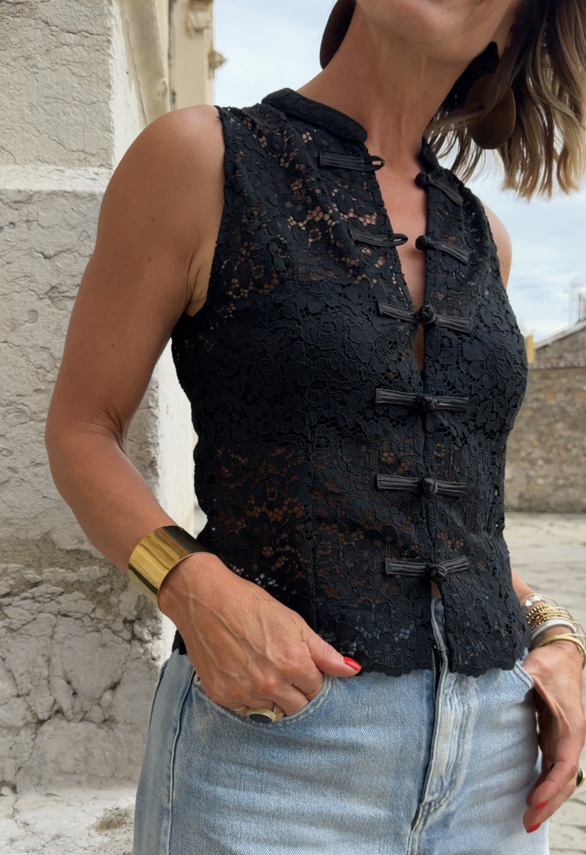 Top Capucine Noir