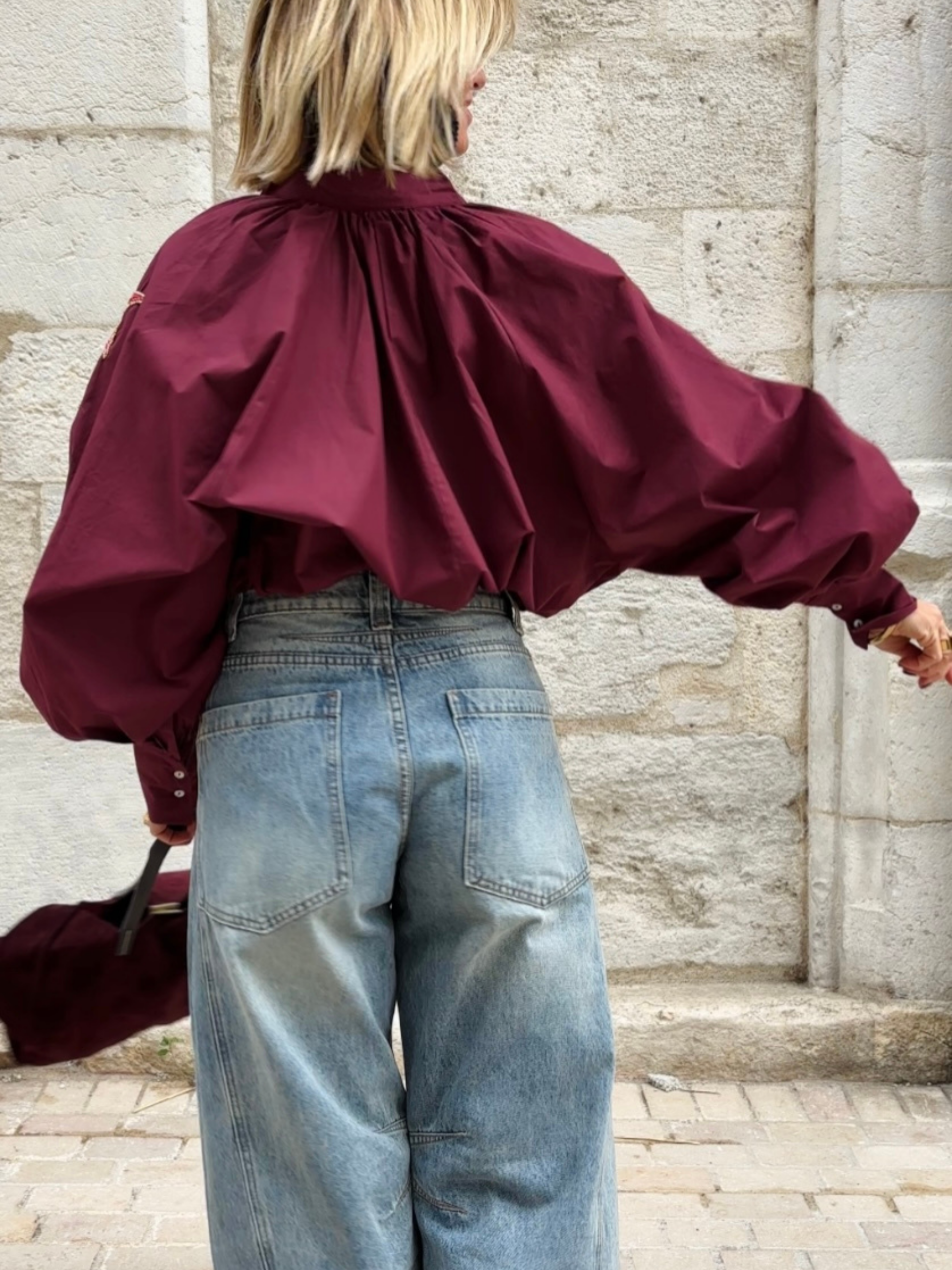 Top CHANTAL Bordeaux