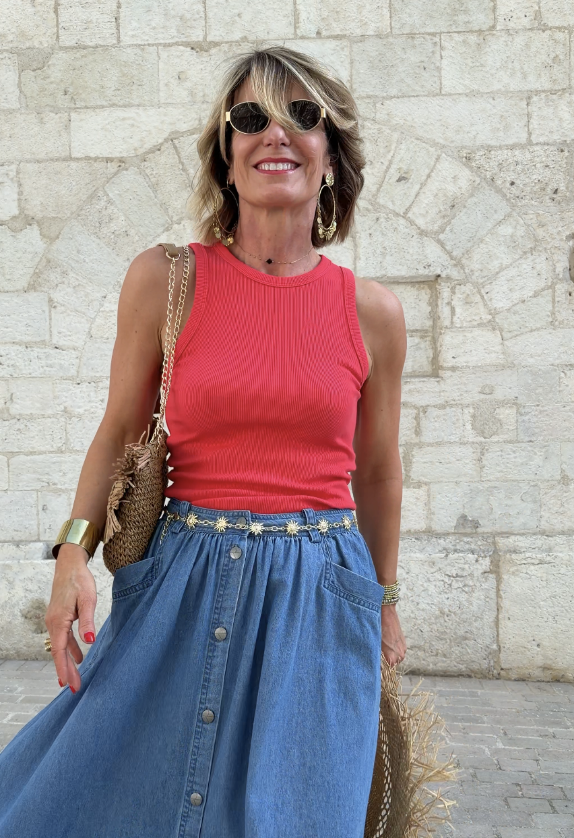 Débardeur Estelle Corail