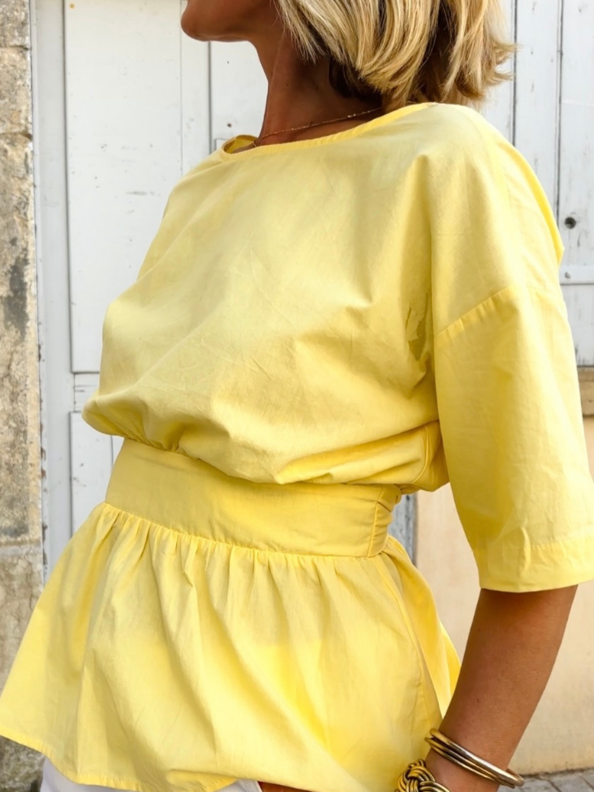 Top NORA Jaune