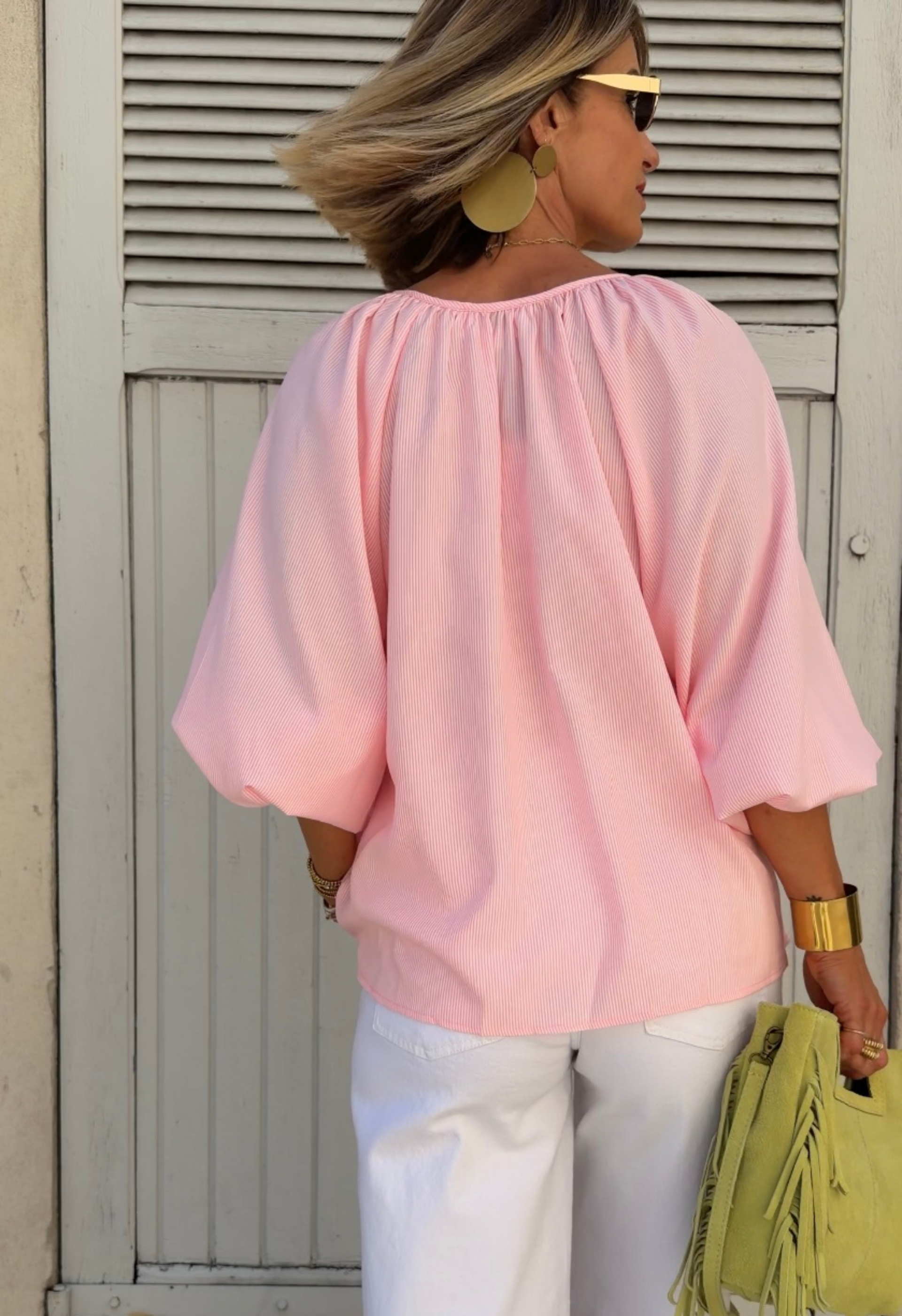 Chemisier Amalia rose