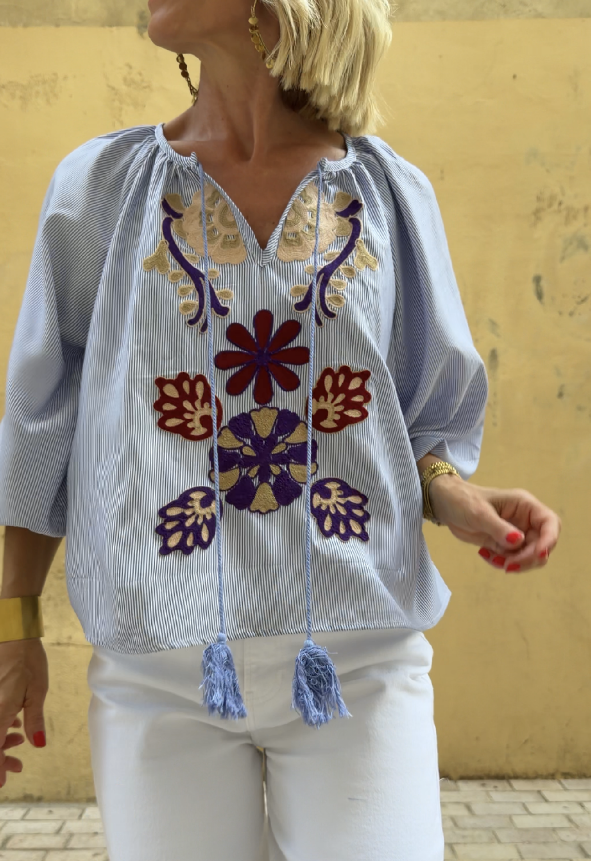 Top Clothilde Bleu