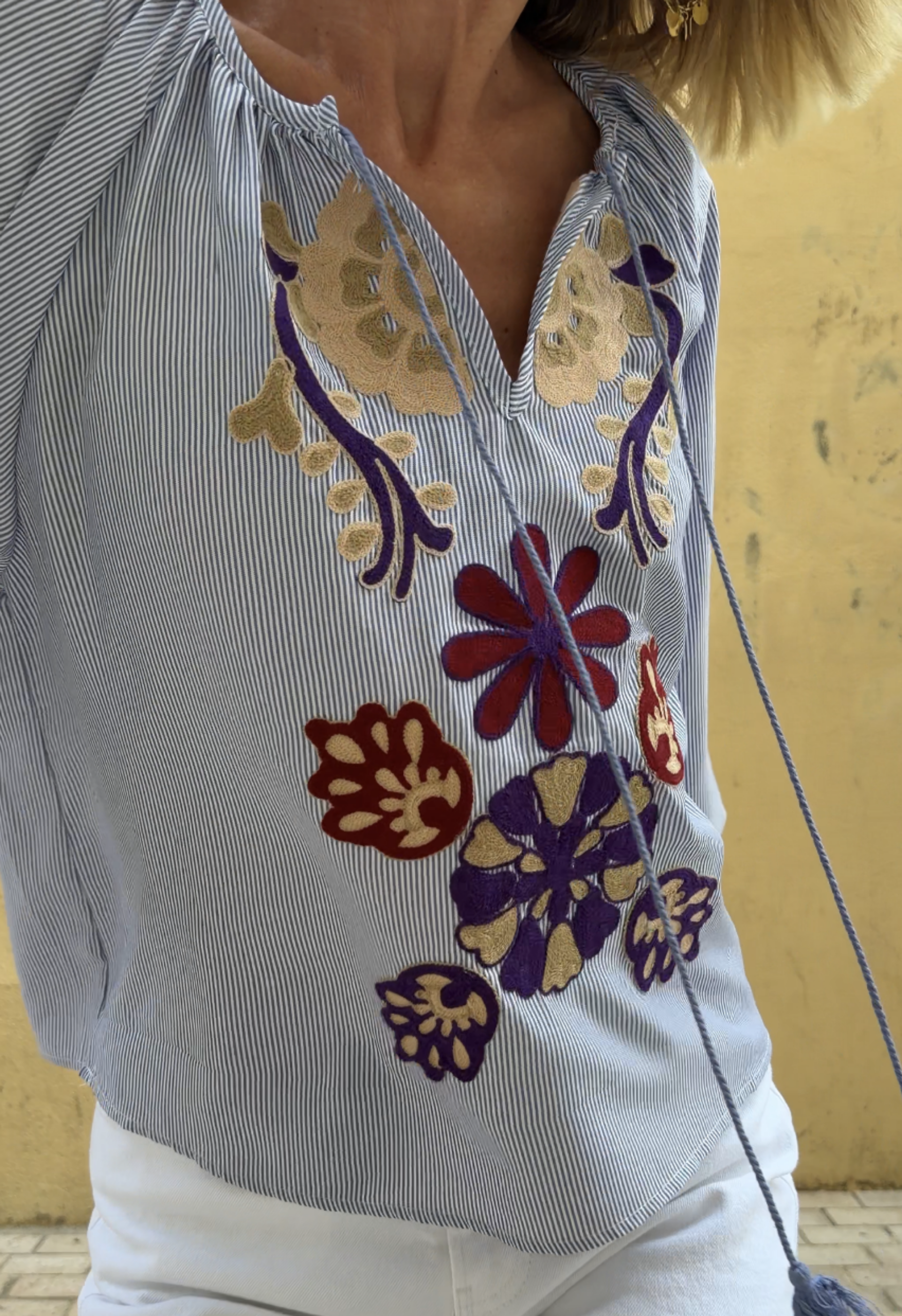 Top Clothilde Bleu