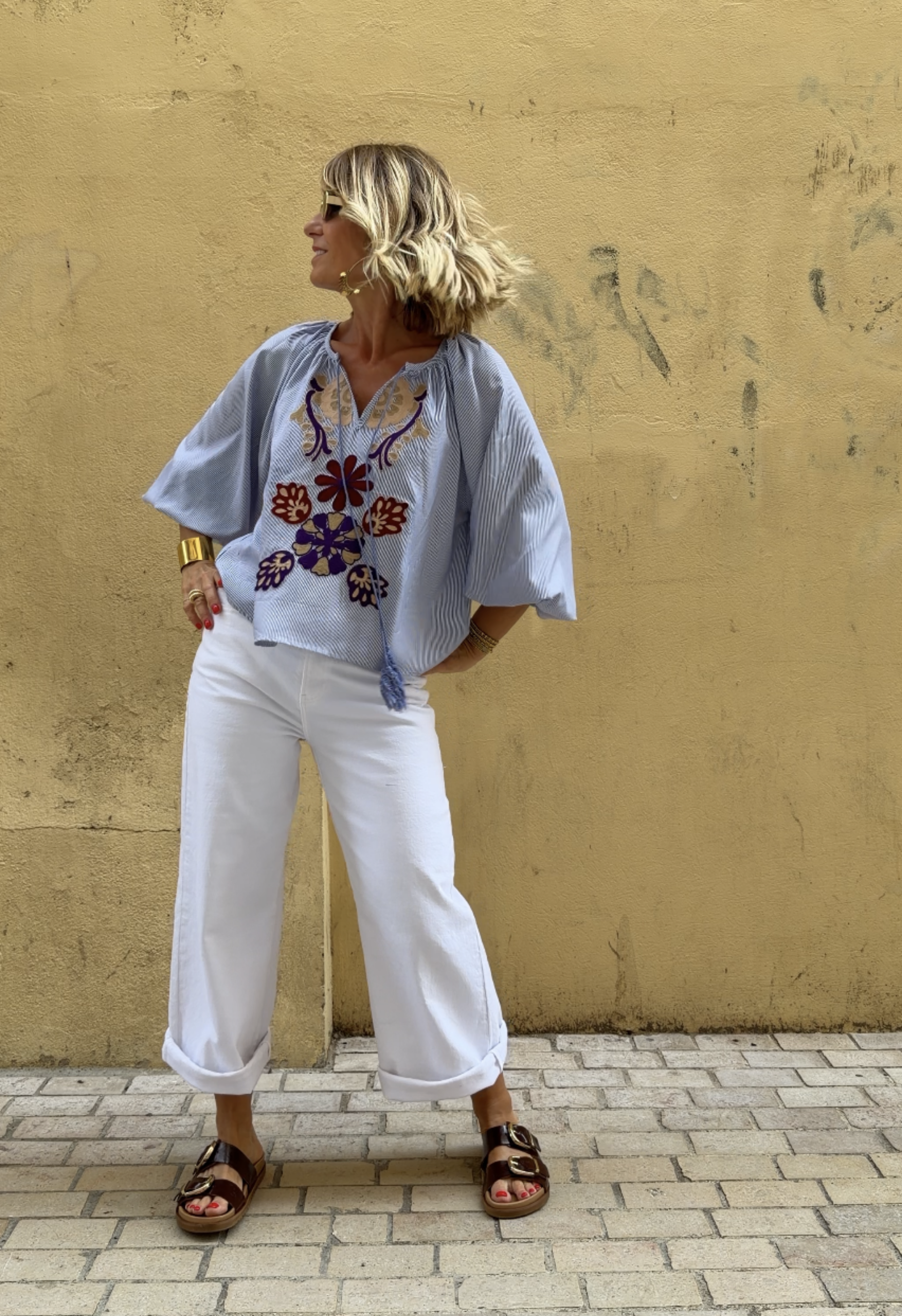 Top Clothilde Bleu