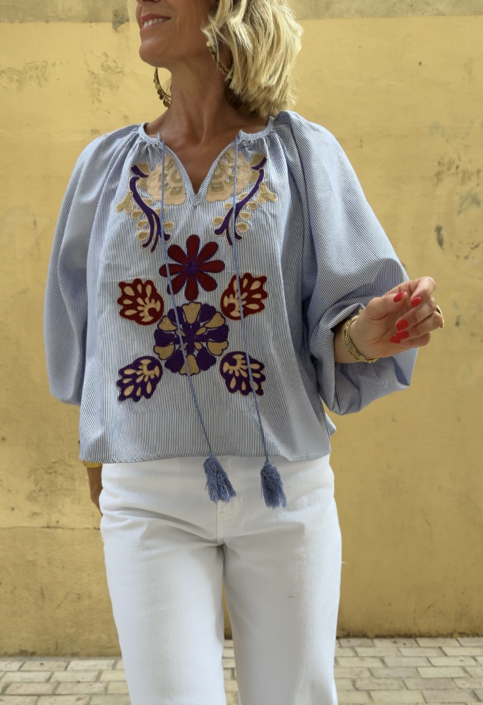 Top Clothilde Bleu