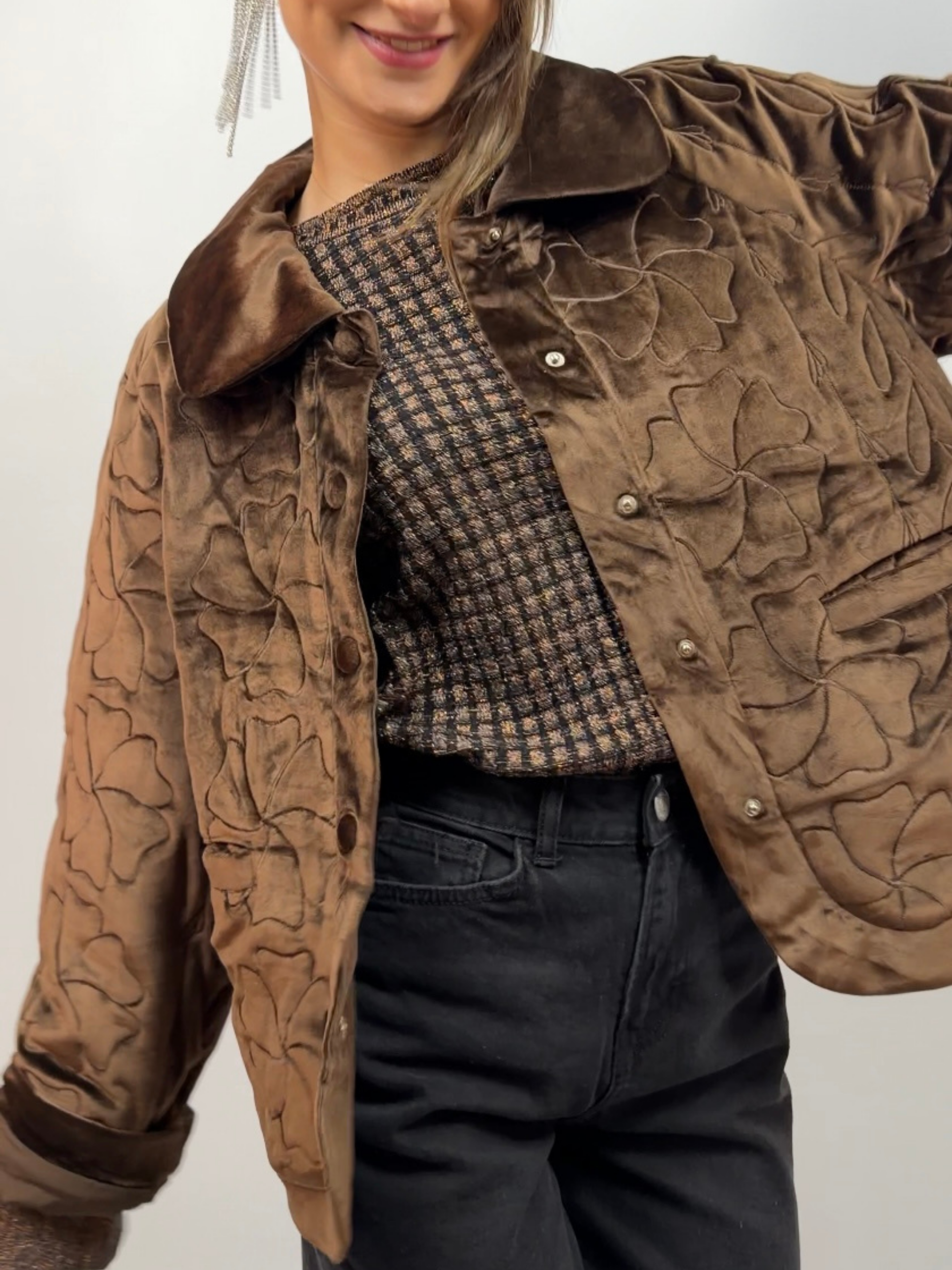 Veste FAUSTINE choco