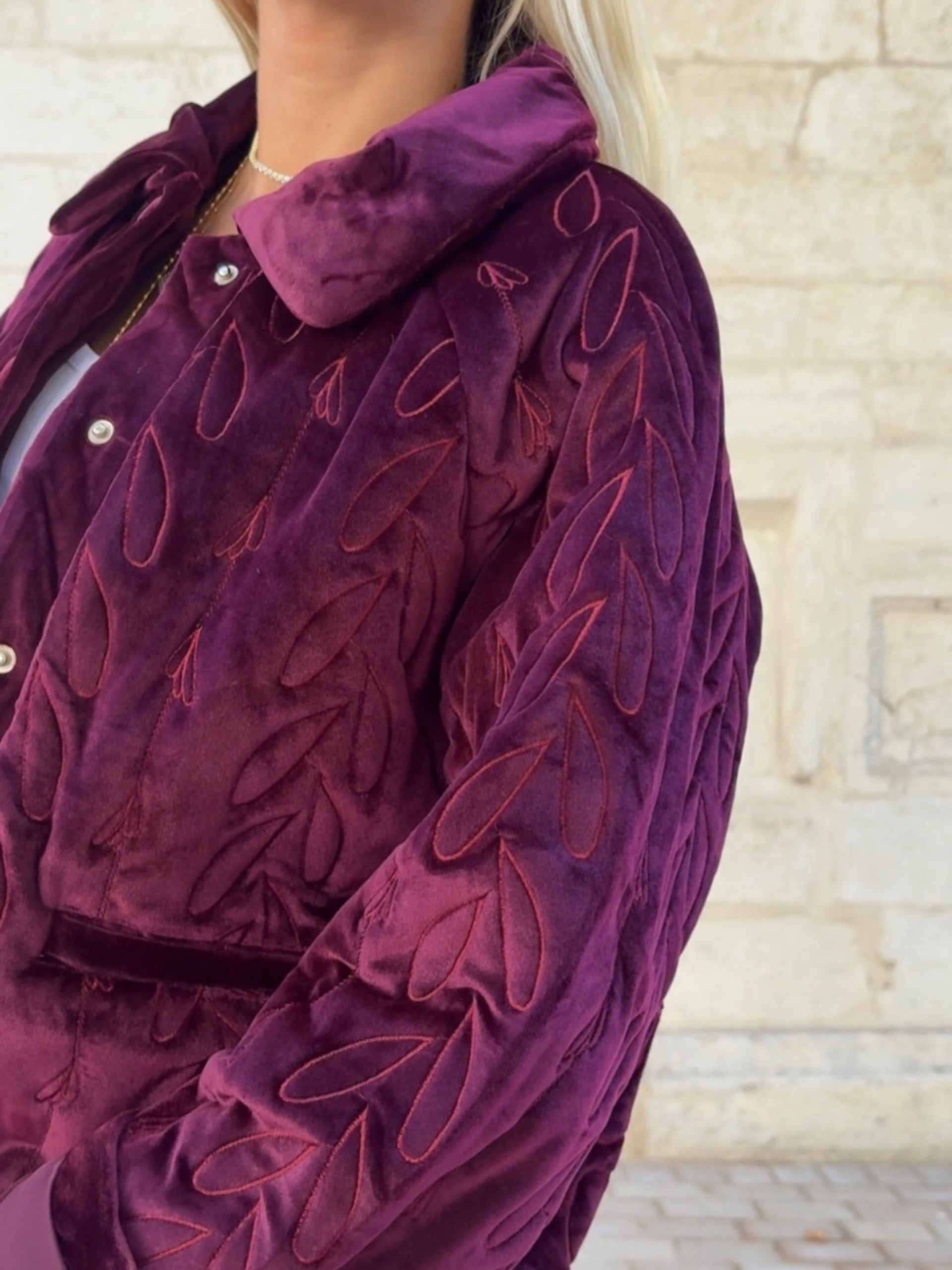 Veste FAUSTINE bordeaux