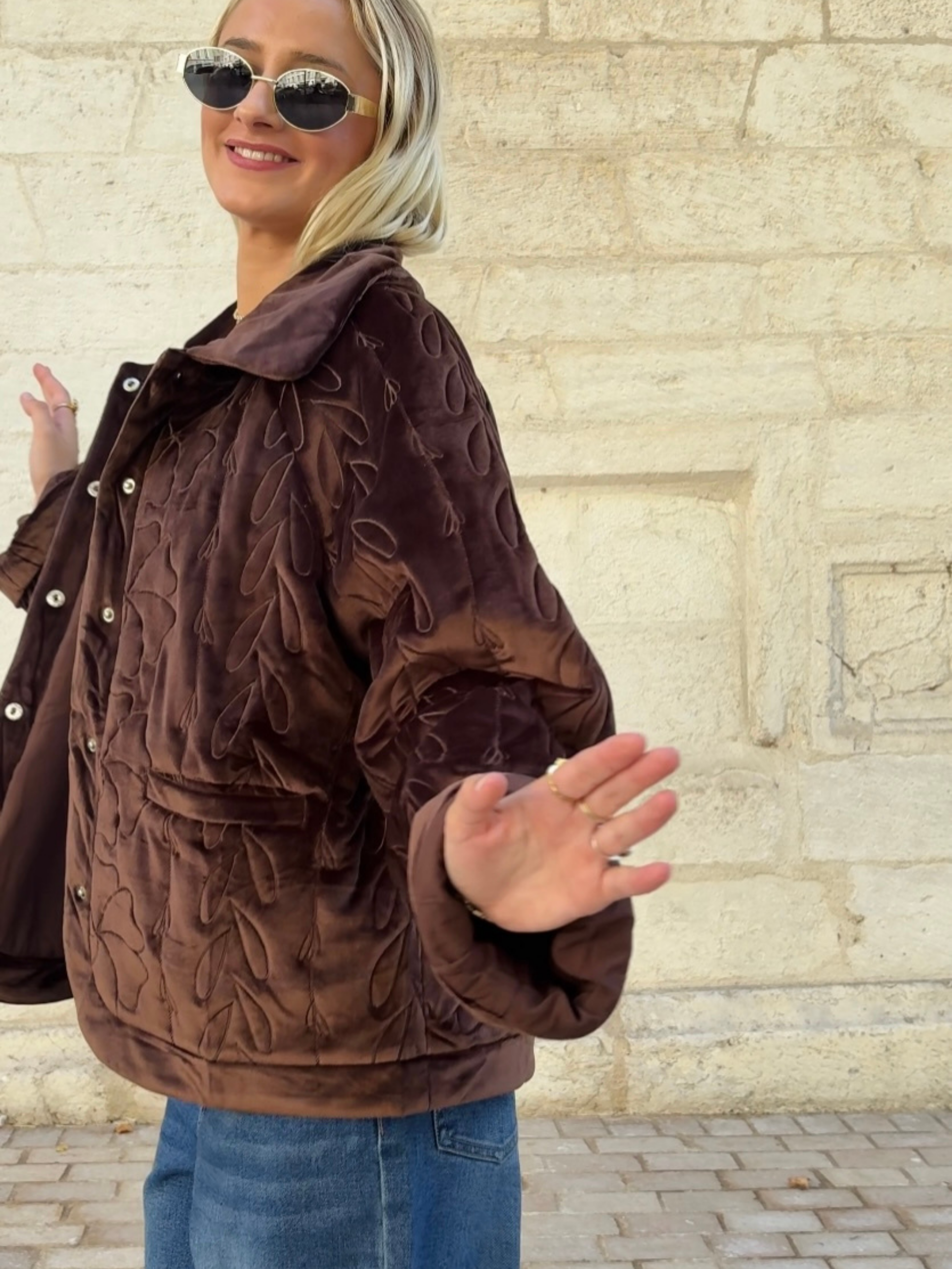 Veste FAUSTINE choco