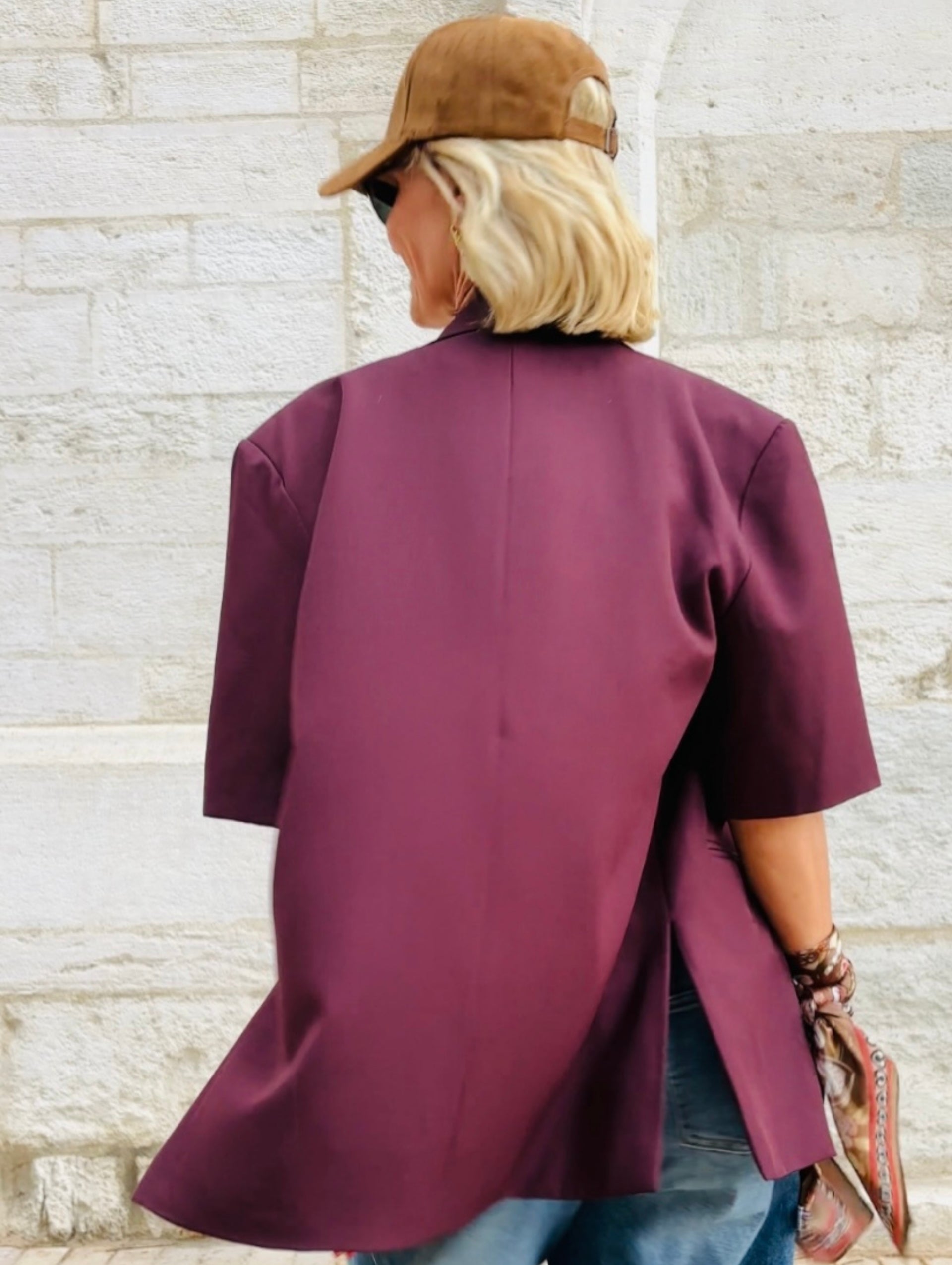 Veste EDITH Bordeaux