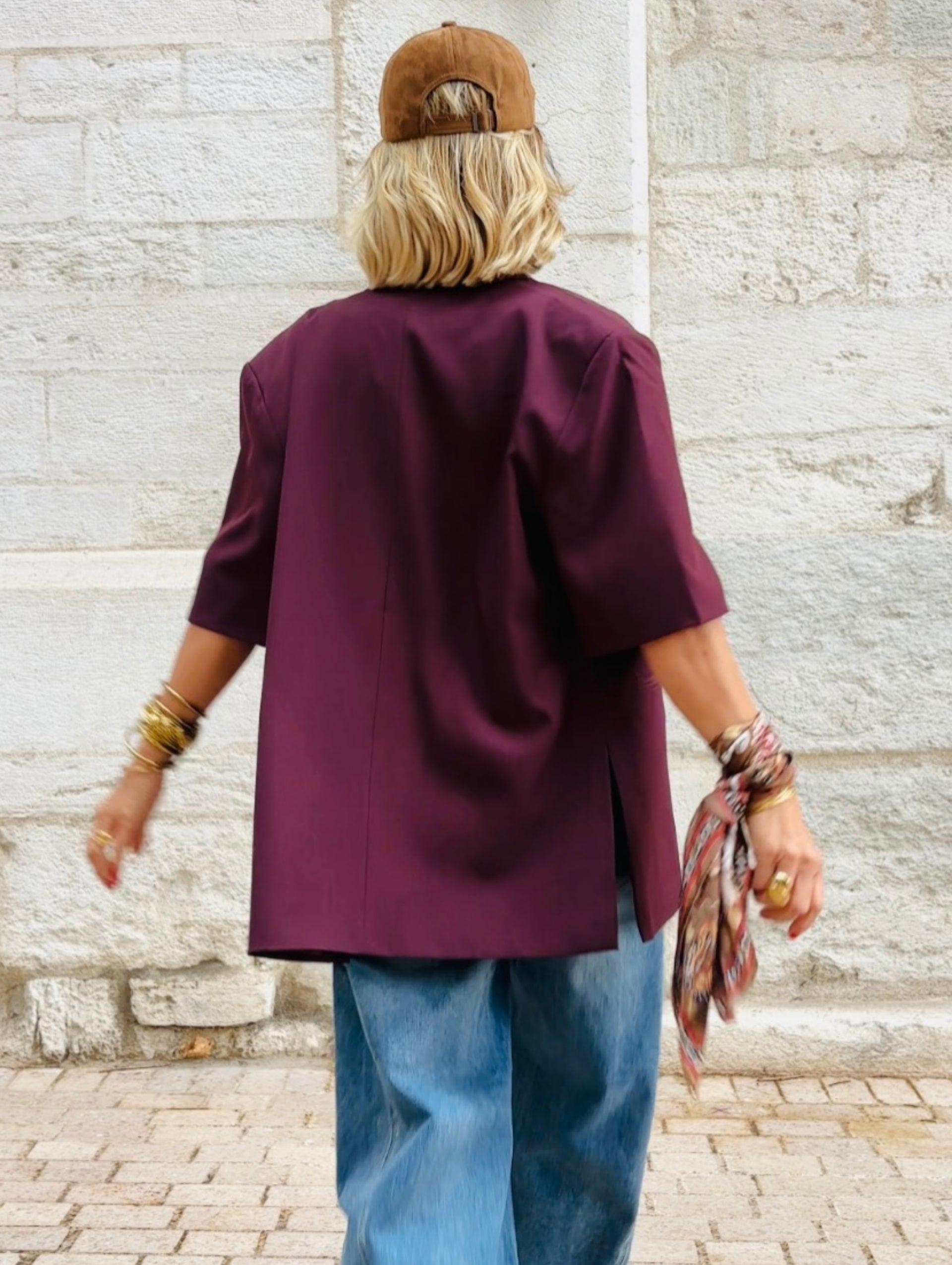 Veste EDITH Bordeaux