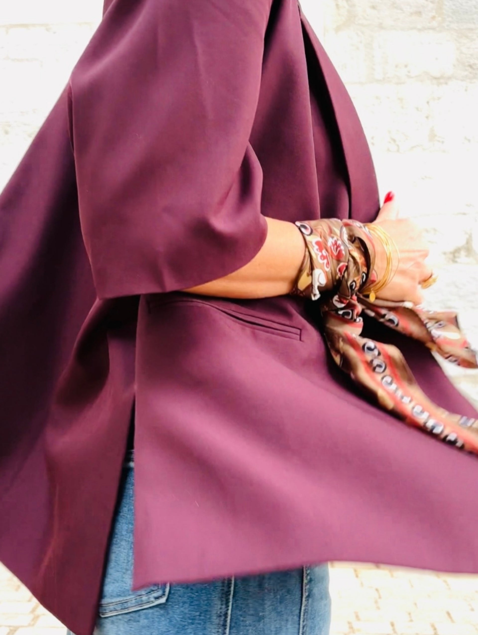 Veste EDITH Bordeaux
