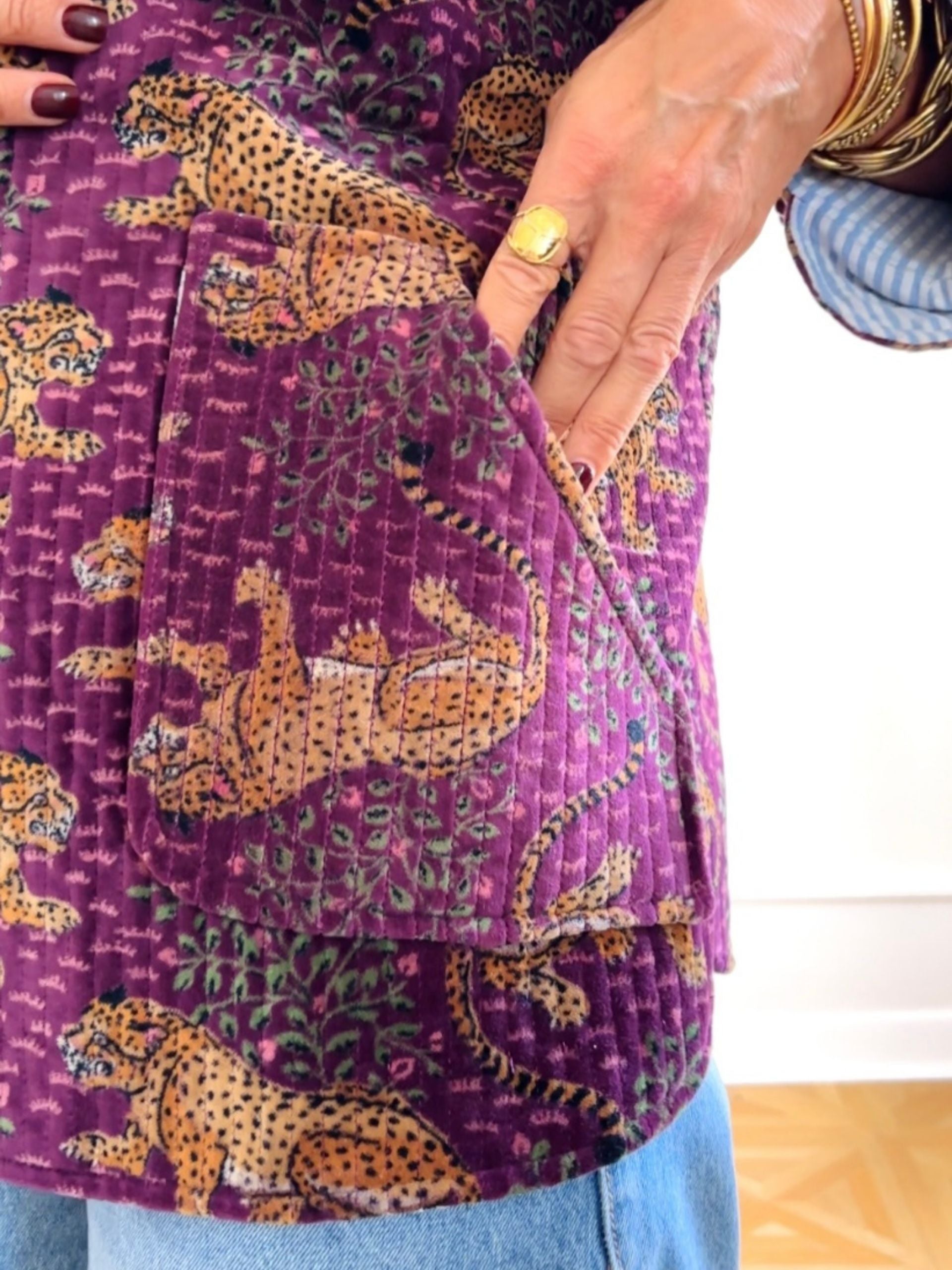 Veste ZOHRA violette