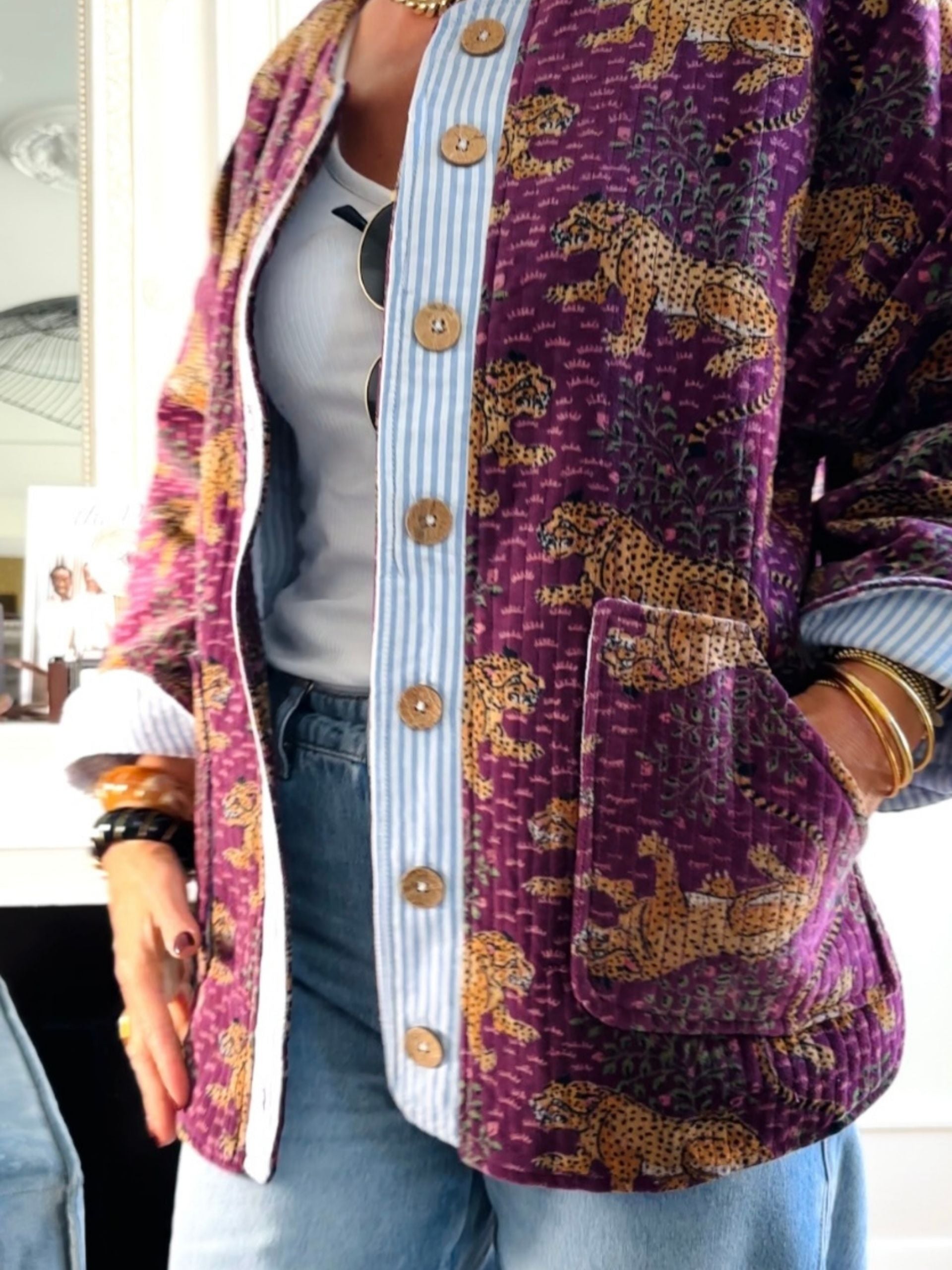 Veste ZOHRA violette