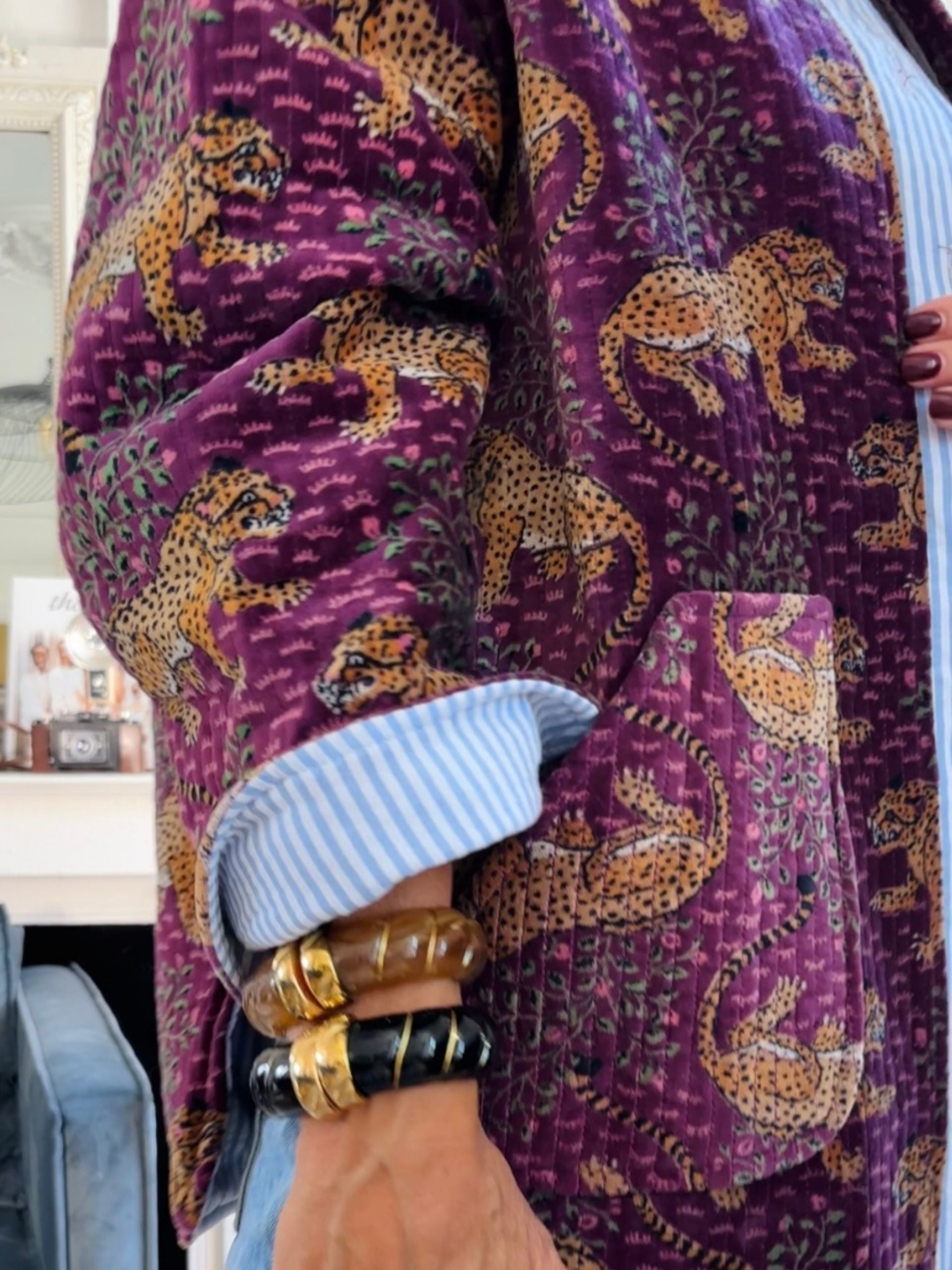 Veste ZOHRA violette
