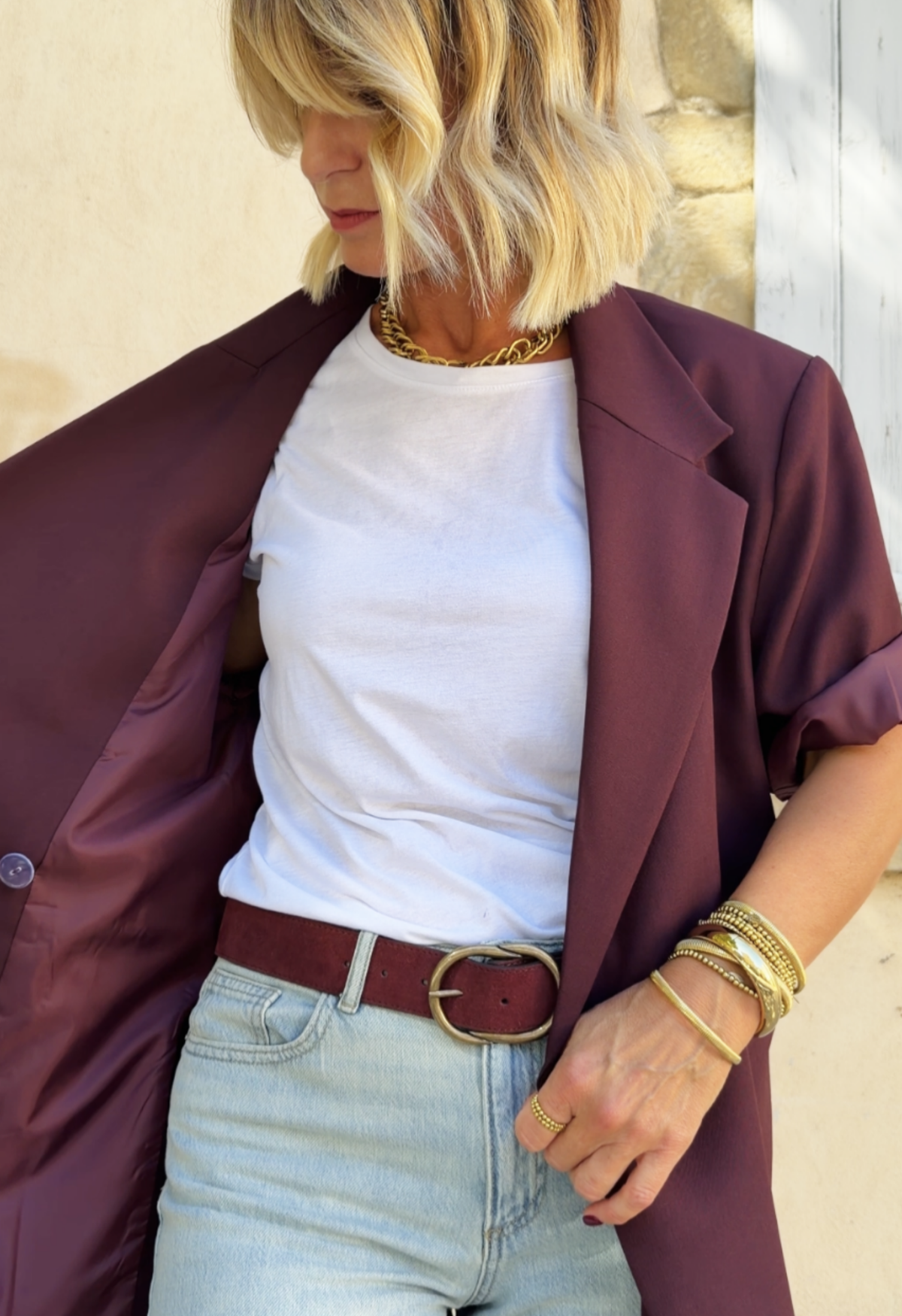 Veste EDITH Bordeaux