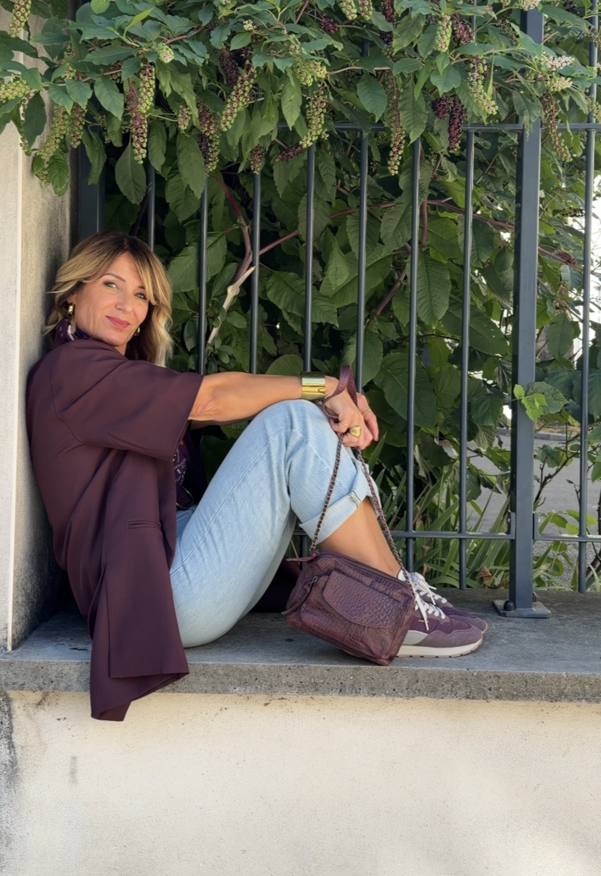 Veste EDITH Bordeaux